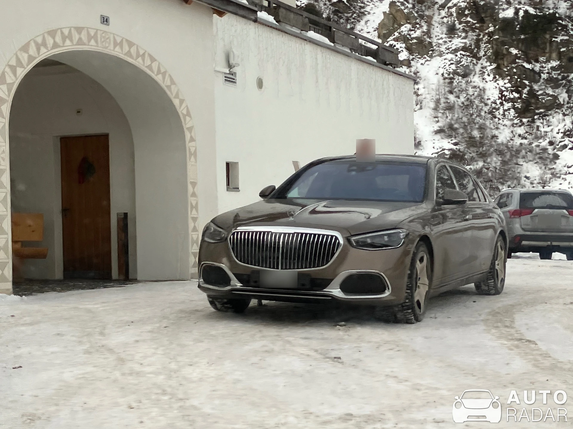 Mercedes-Maybach S 580 4MATIC spotted in Davos, Switzerland