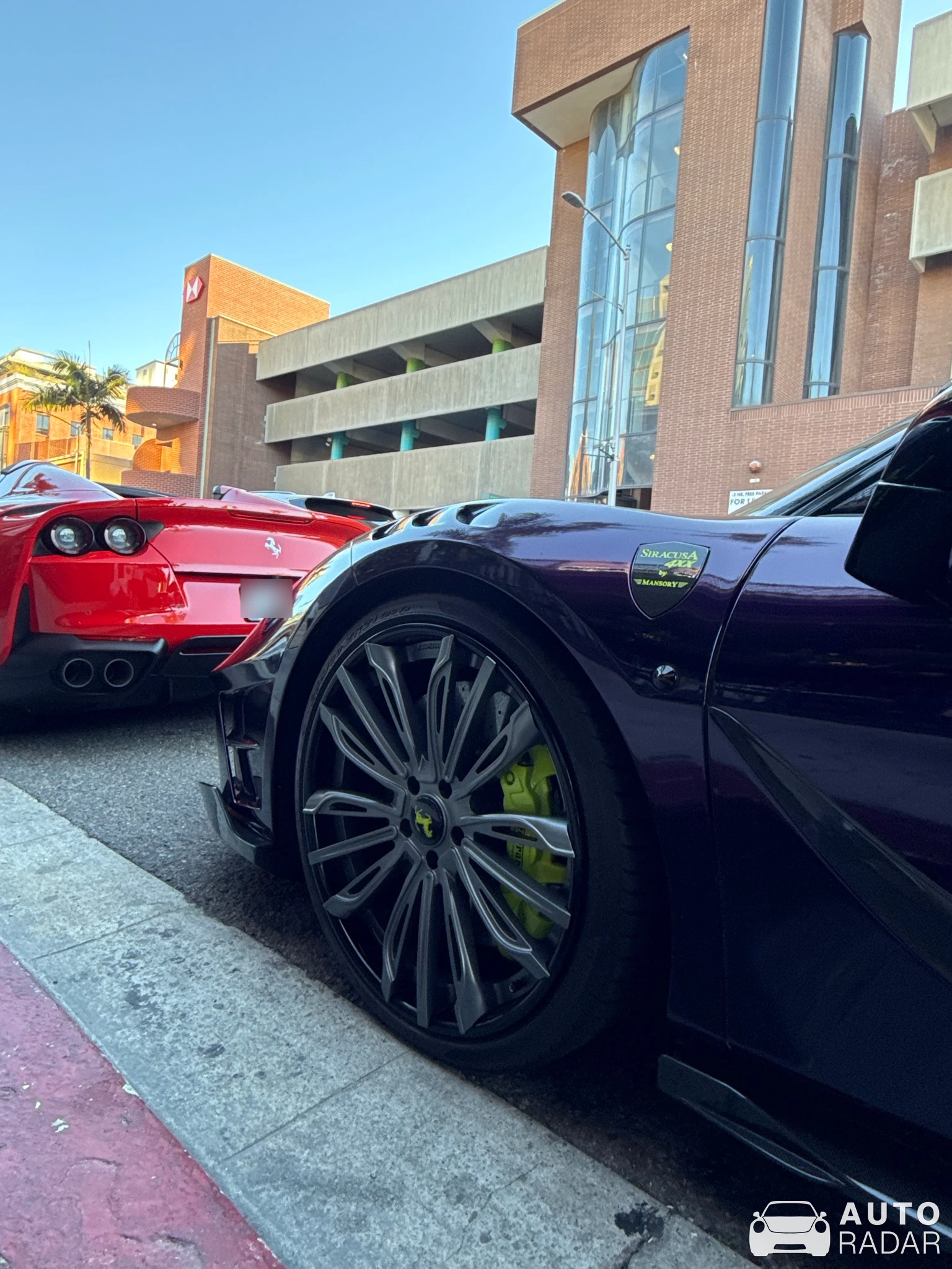 Ferrari 488 GTB Mansory Siracusa 4XX spotted in Beverly Hills