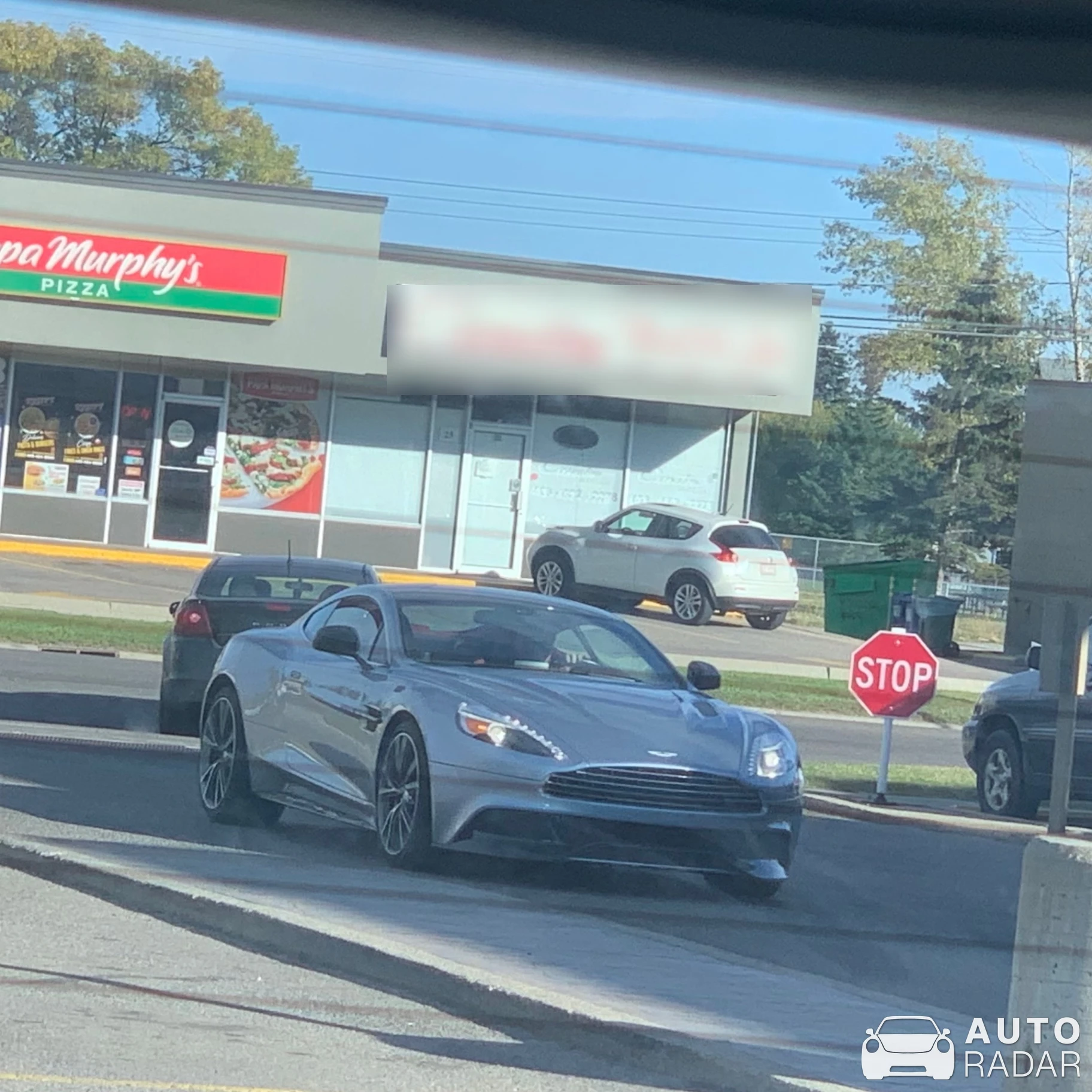 Aston Martin Vanquish spotted in Calgary, Canada