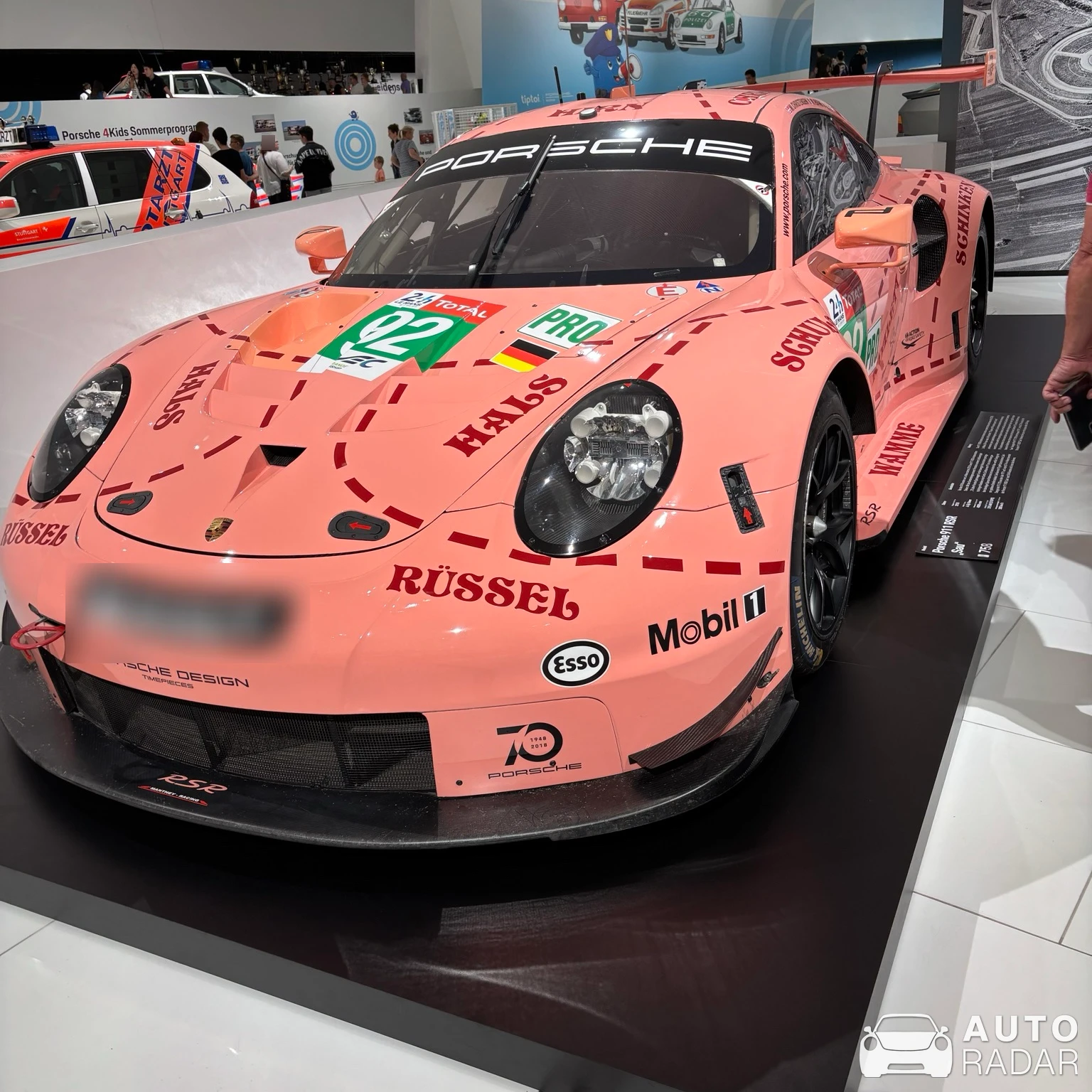 Porsche 992 RSR spotted in Stuttgart, Germany