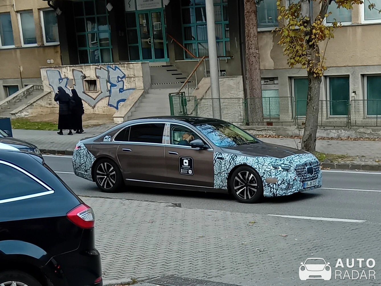 Mercedes-Benz S-Klasse W224 Mule spotted in Žilina, Slovakia