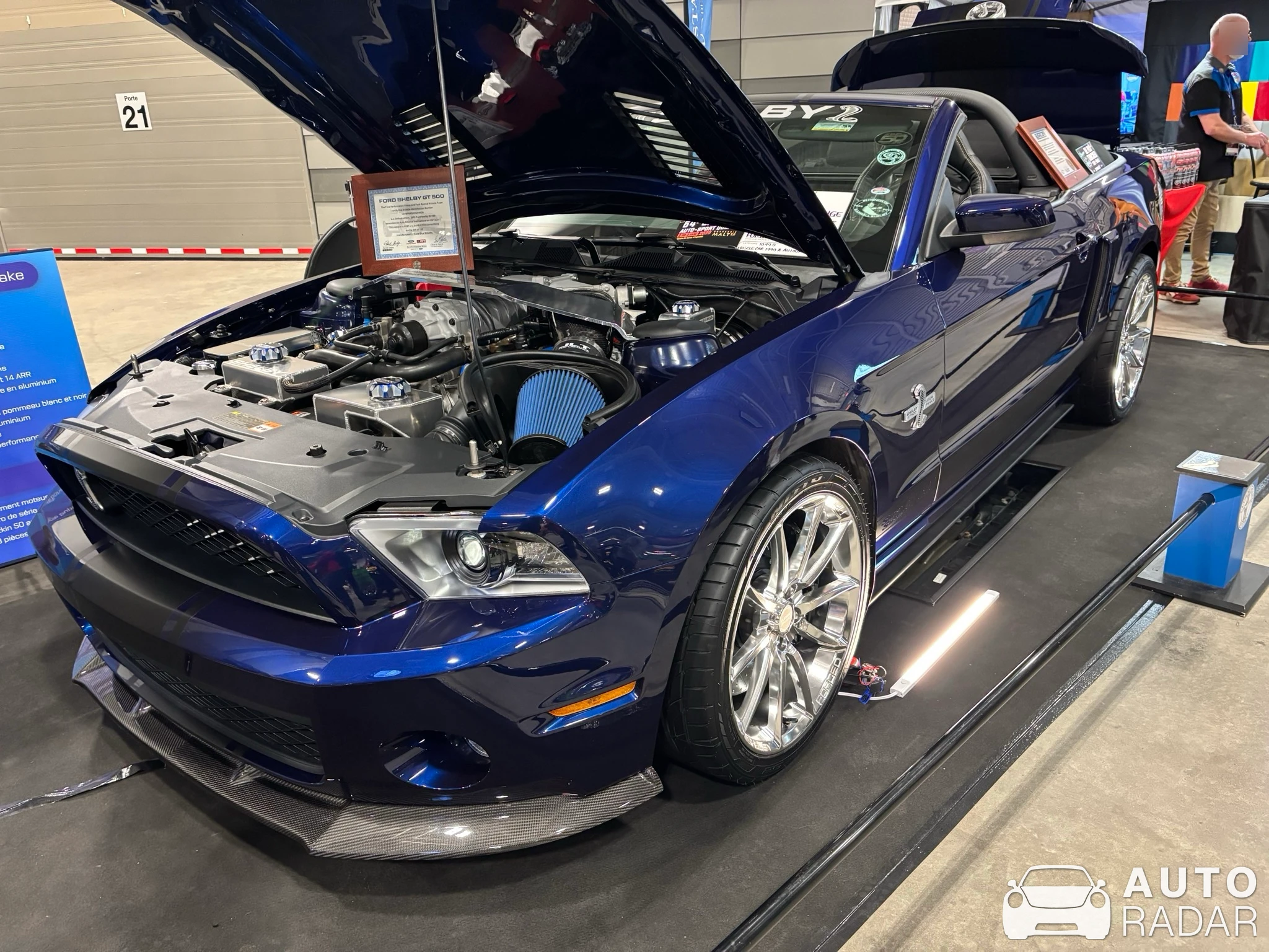 Ford Mustang Shelby GT500 Super Snake Convertible spotted in Québec, Canada