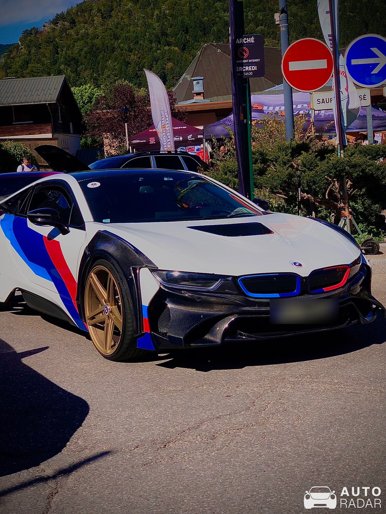 BMW i8 Liberty Walk spotted in Livet-et-Gavet