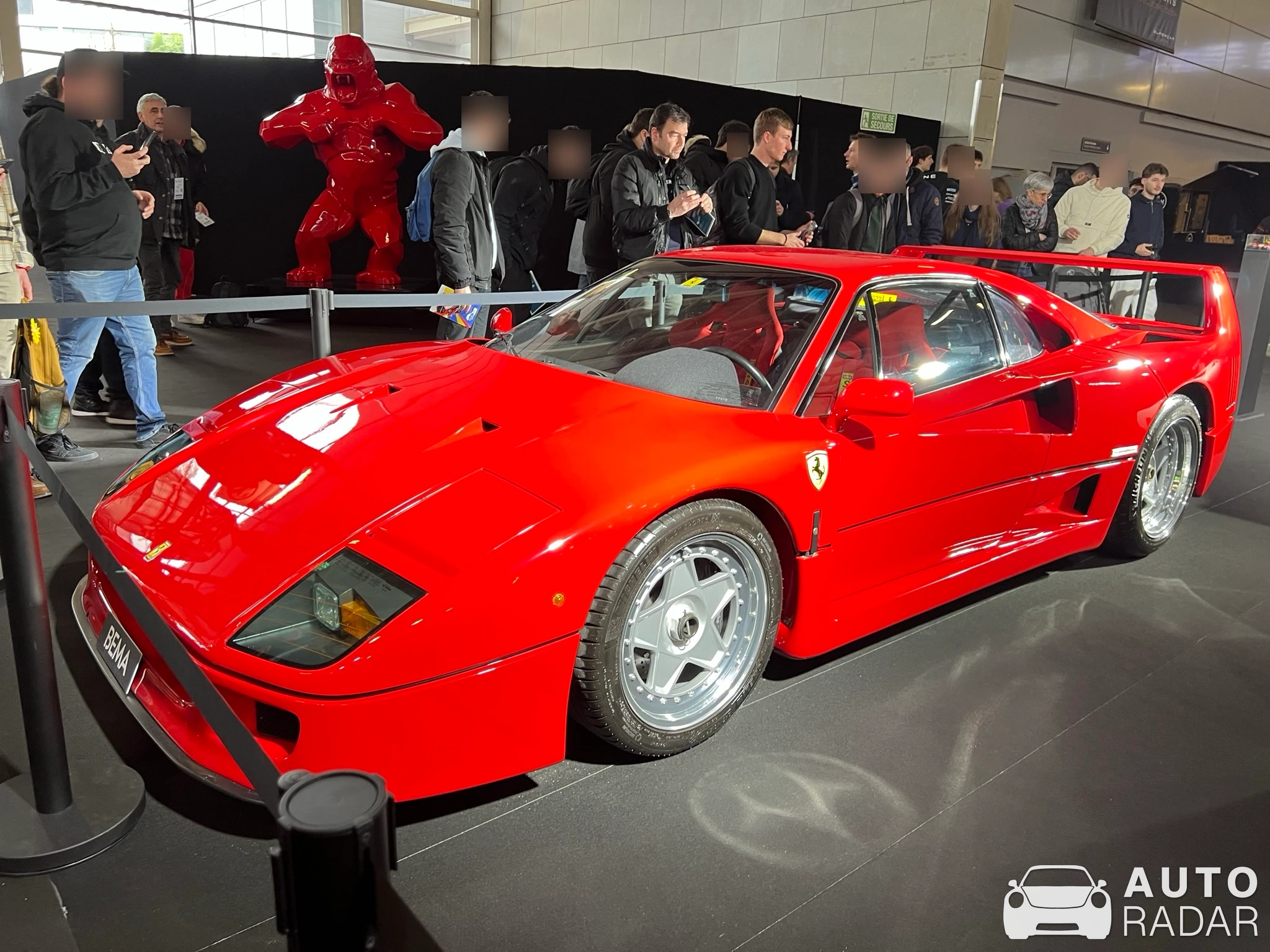 Ferrari F40 spotted in Épiais-lès-Louvres, France
