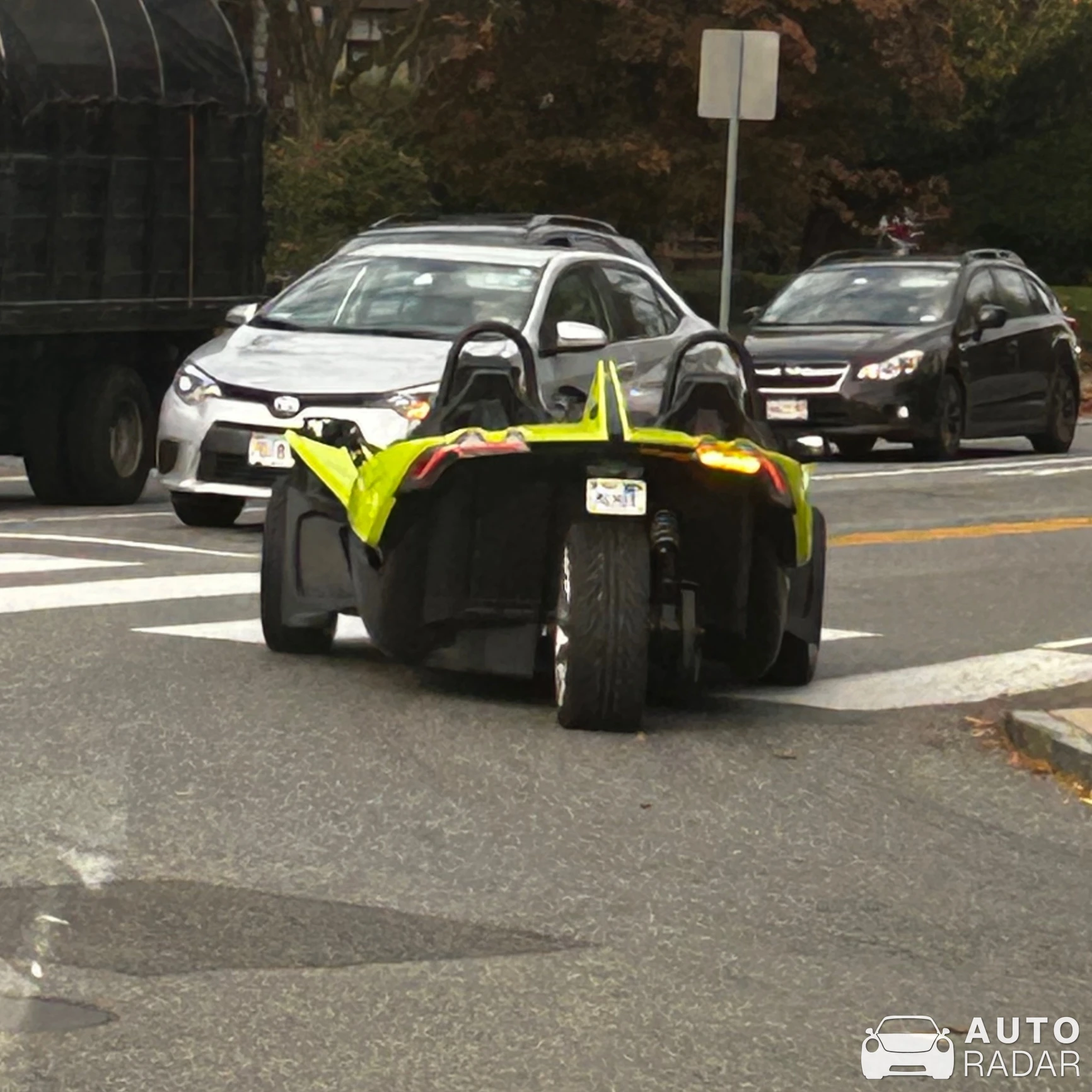 Polaris Slingshot SL spotted in Belmont, United States