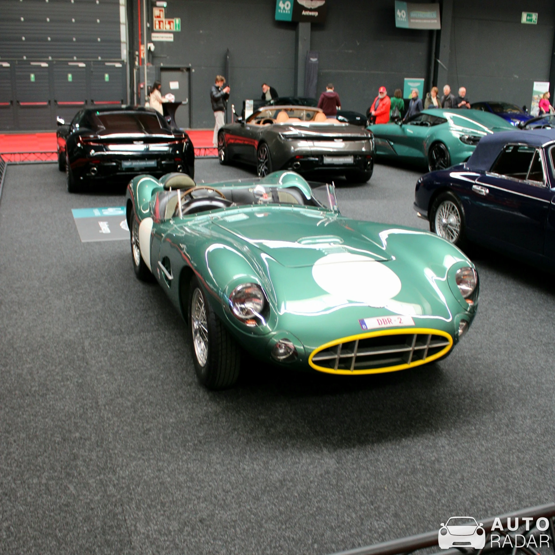 Aston Martin DBR2 spotted in Antwerpen