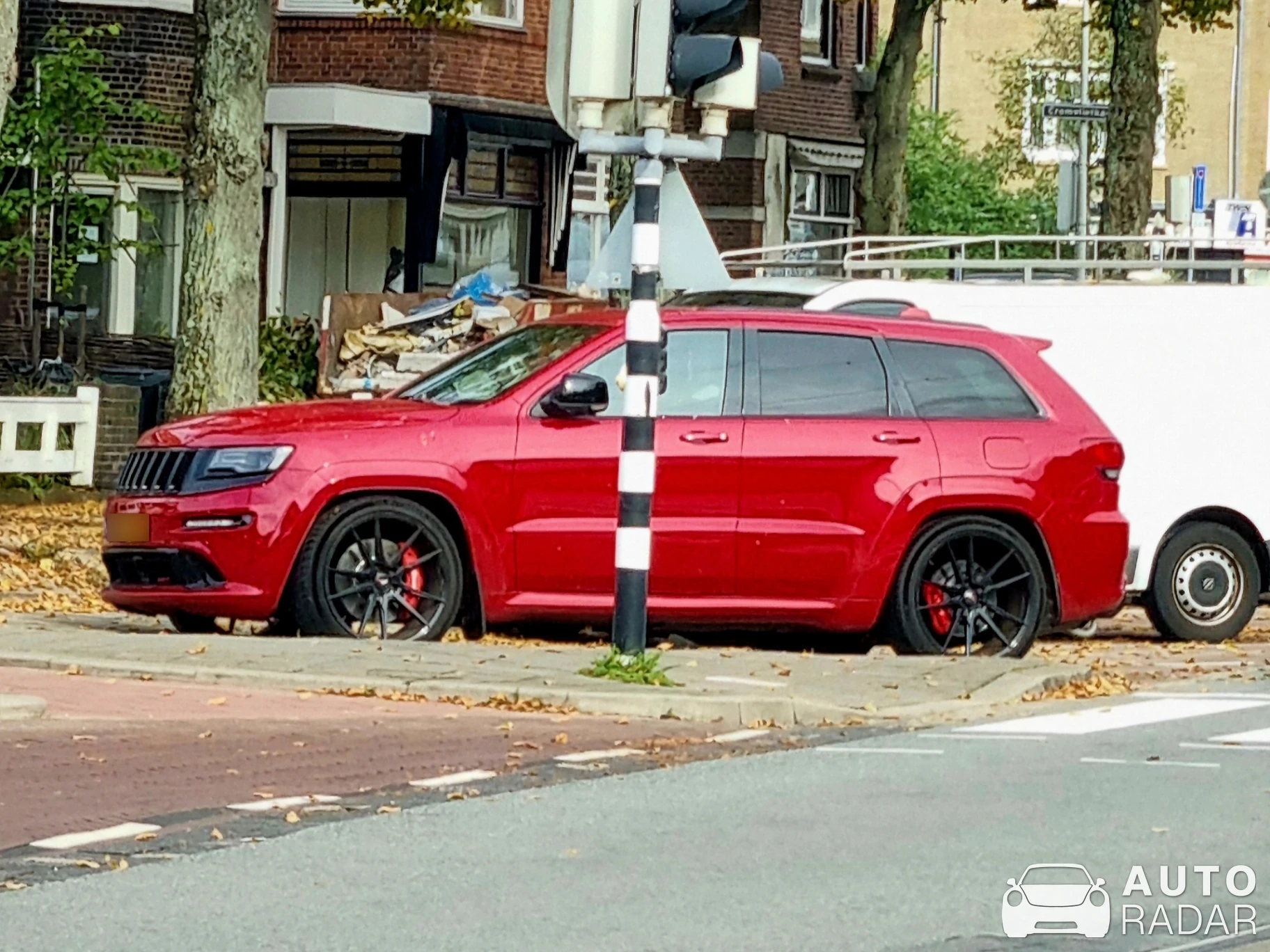Jeep Grand Cherokee SRT 2014 Red Vapor Edition spotted in Rijswijk, Netherlands