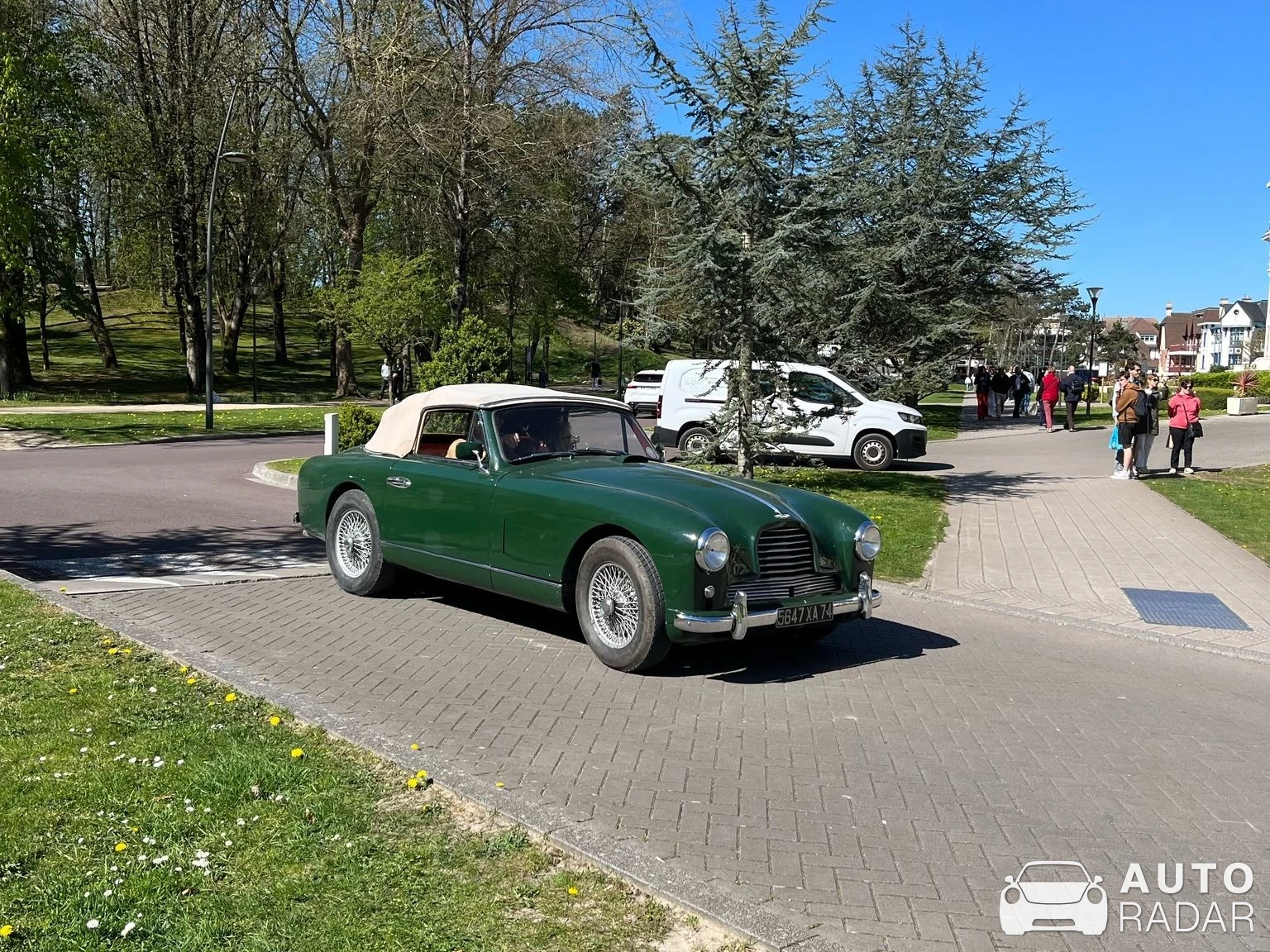 Aston Martin DB2 Drophead Coupé spotted in Le Touquet-Paris-Plage