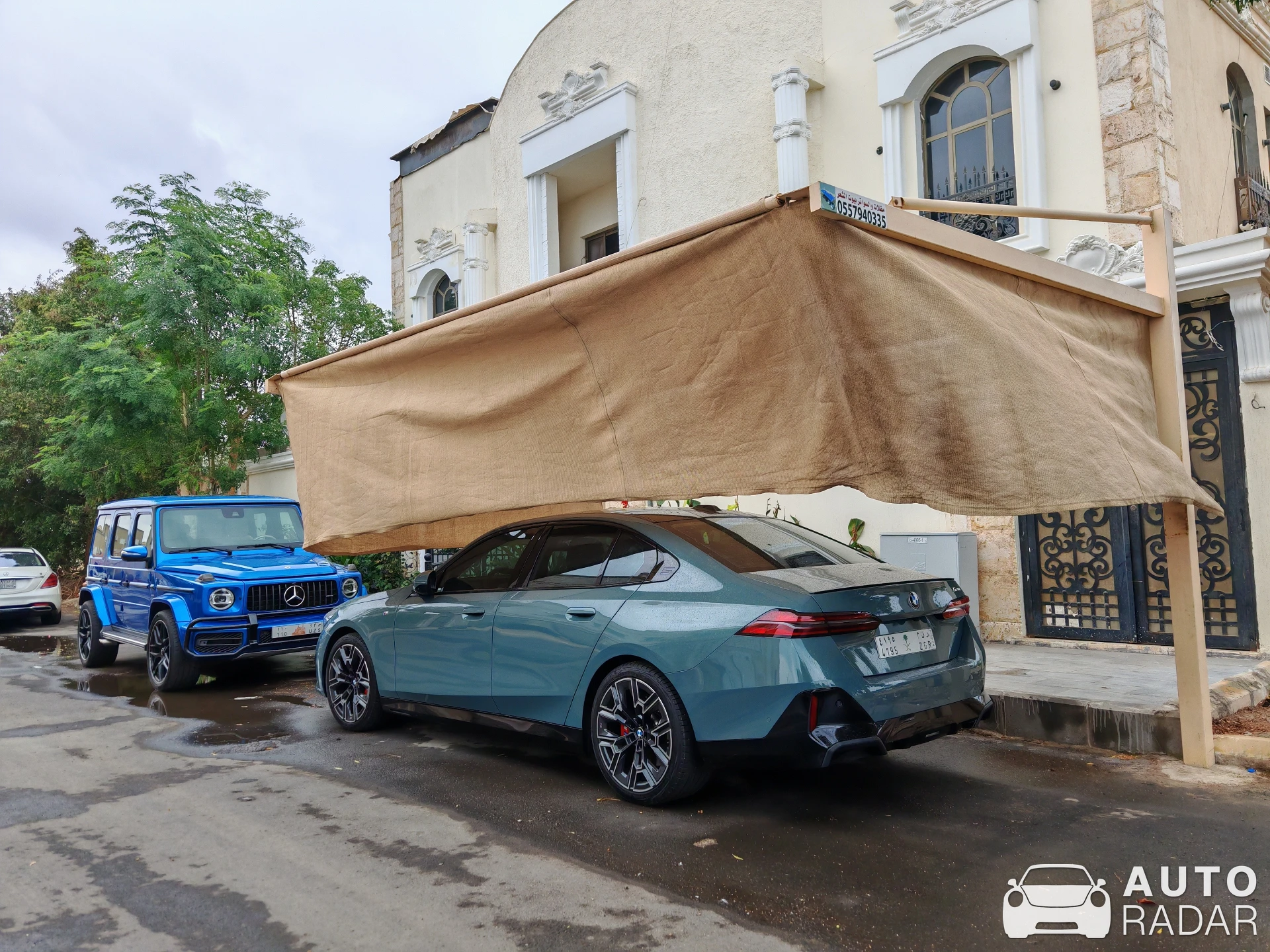 BMW 5 Series G90 spotted in جدة