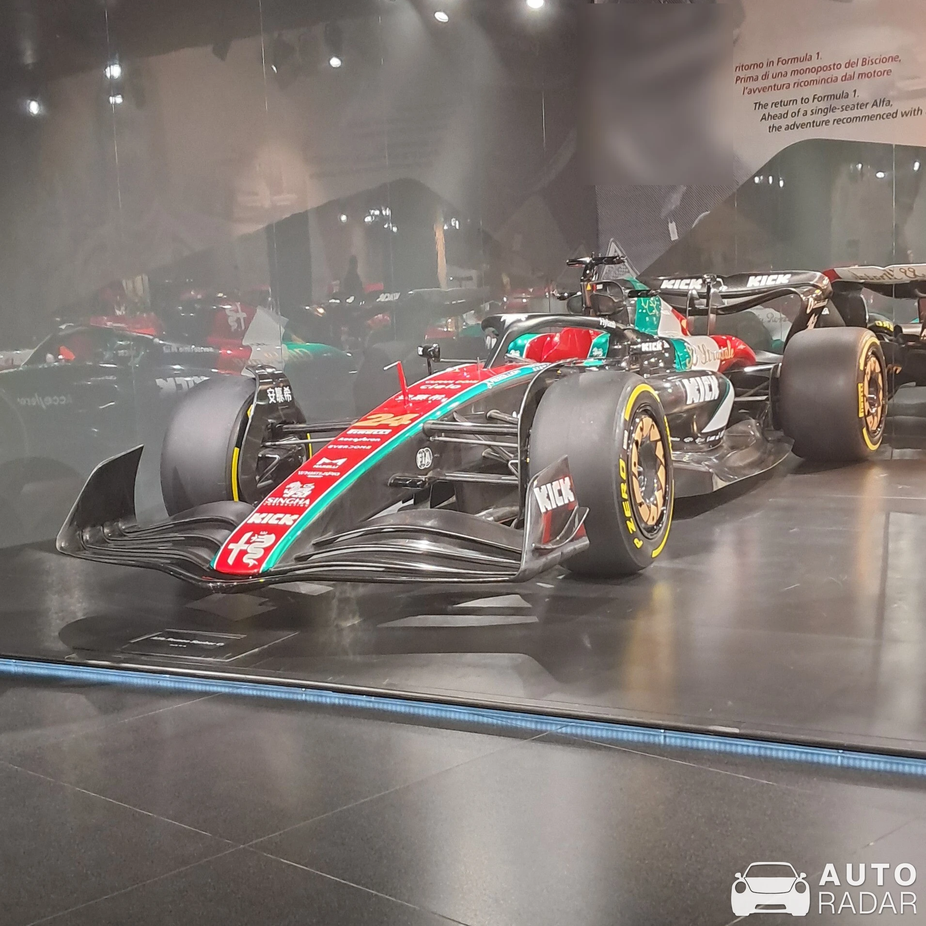 Sauber F1 spotted in Arese