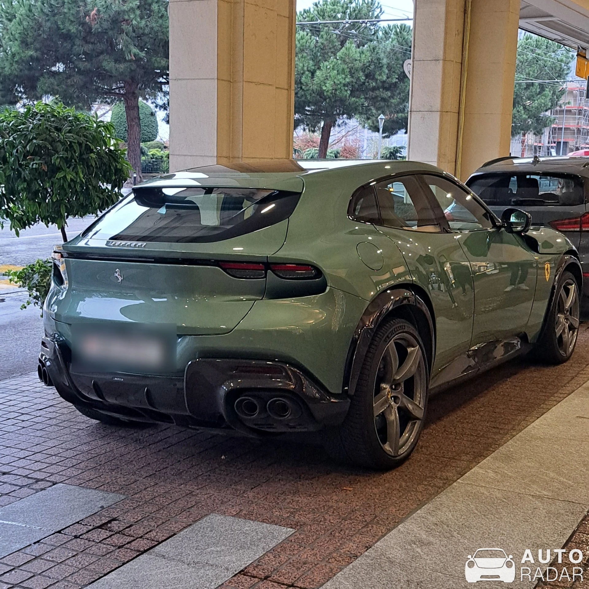 Ferrari Purosangue spotted in Montreux, Switzerland