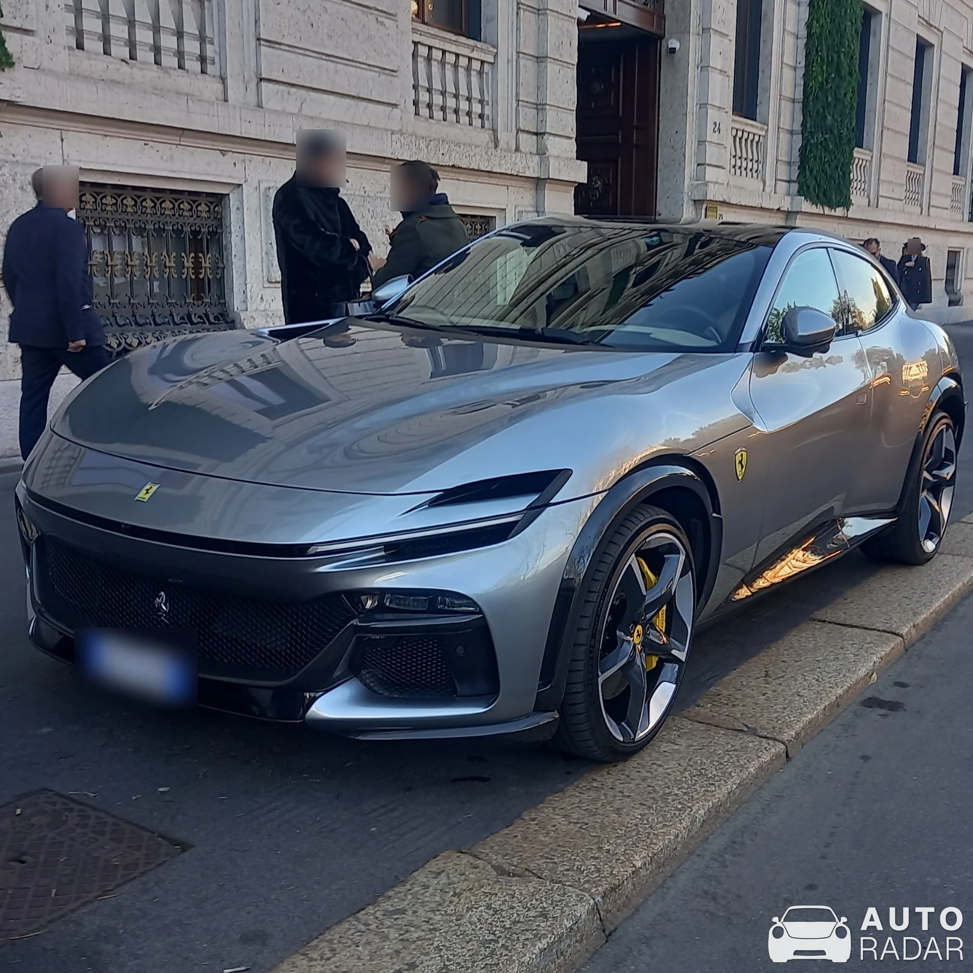 Ferrari Purosangue spotted in Milan, Italy