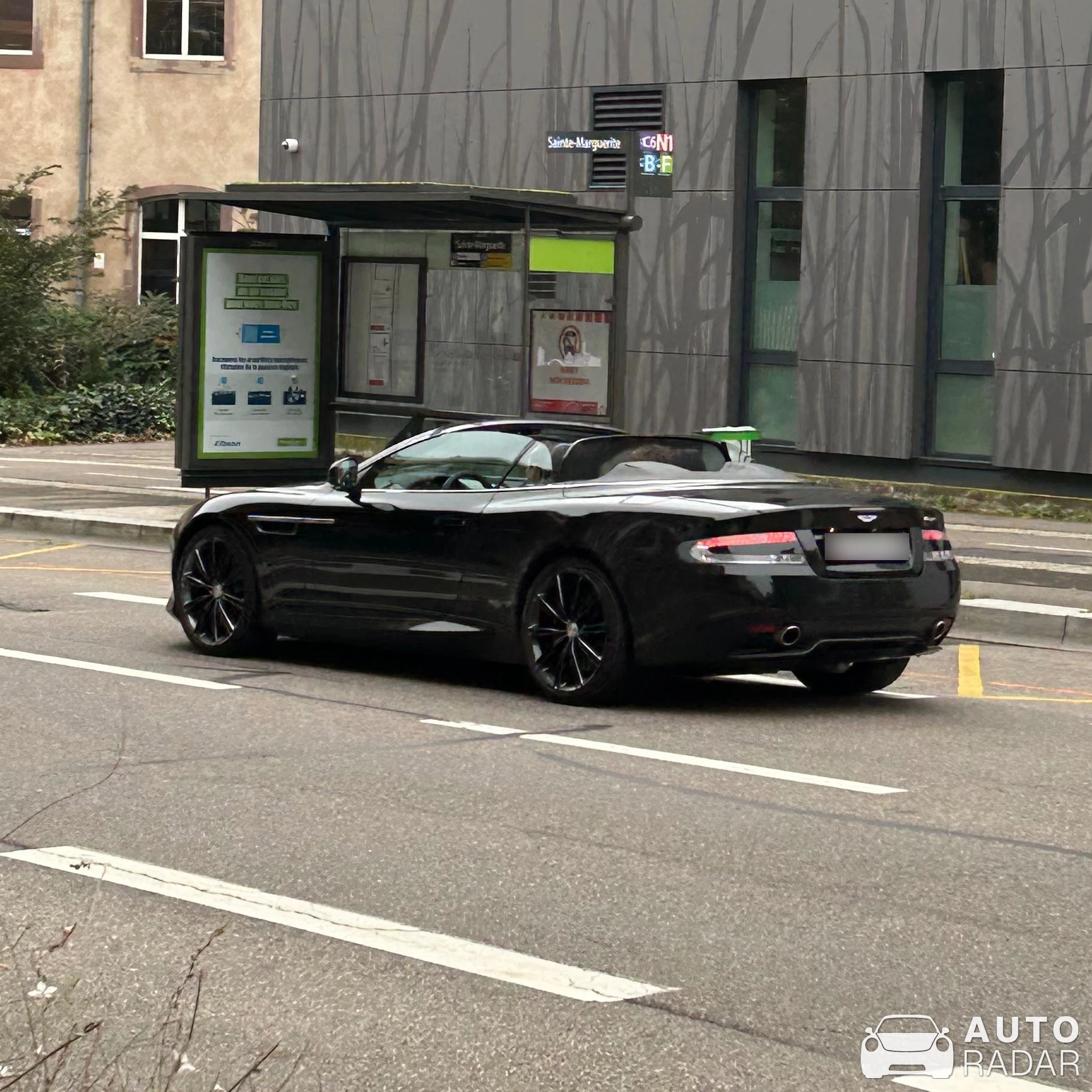 Aston Martin DBS Volante spotted in Strasbourg, France