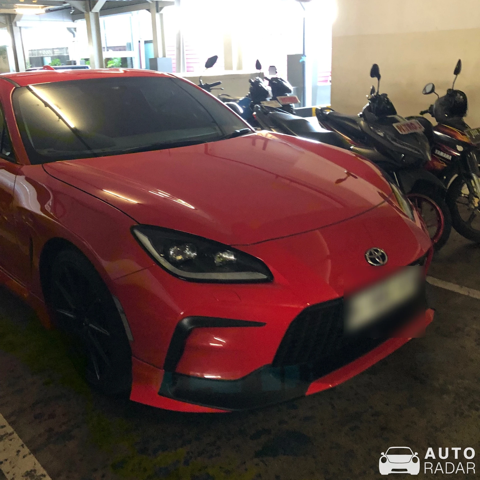 Toyota GR86 spotted in Surabaya, Indonesia