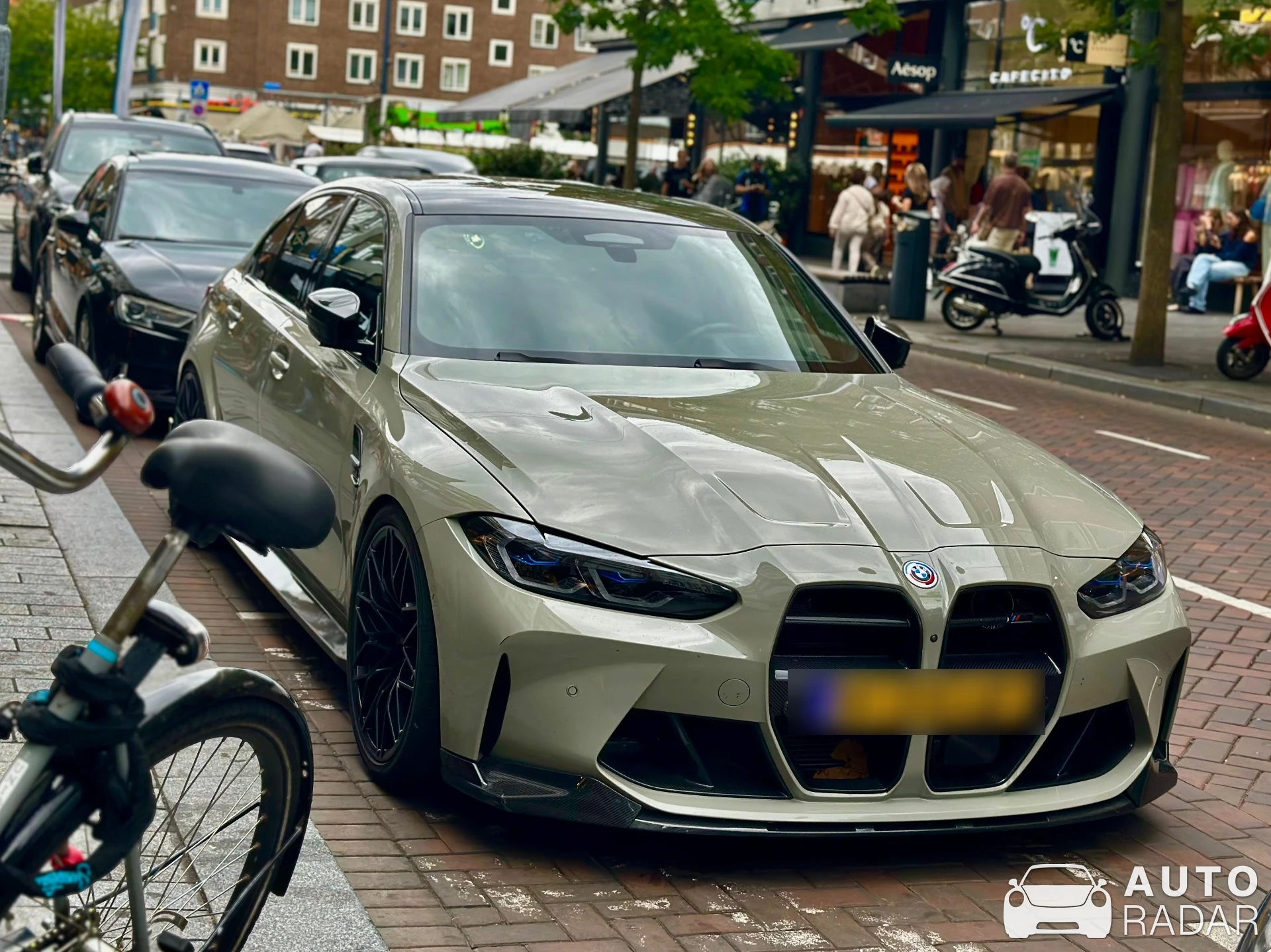 BMW M3 G80 Sedan Competition Vorsteiner spotted in Rotterdam