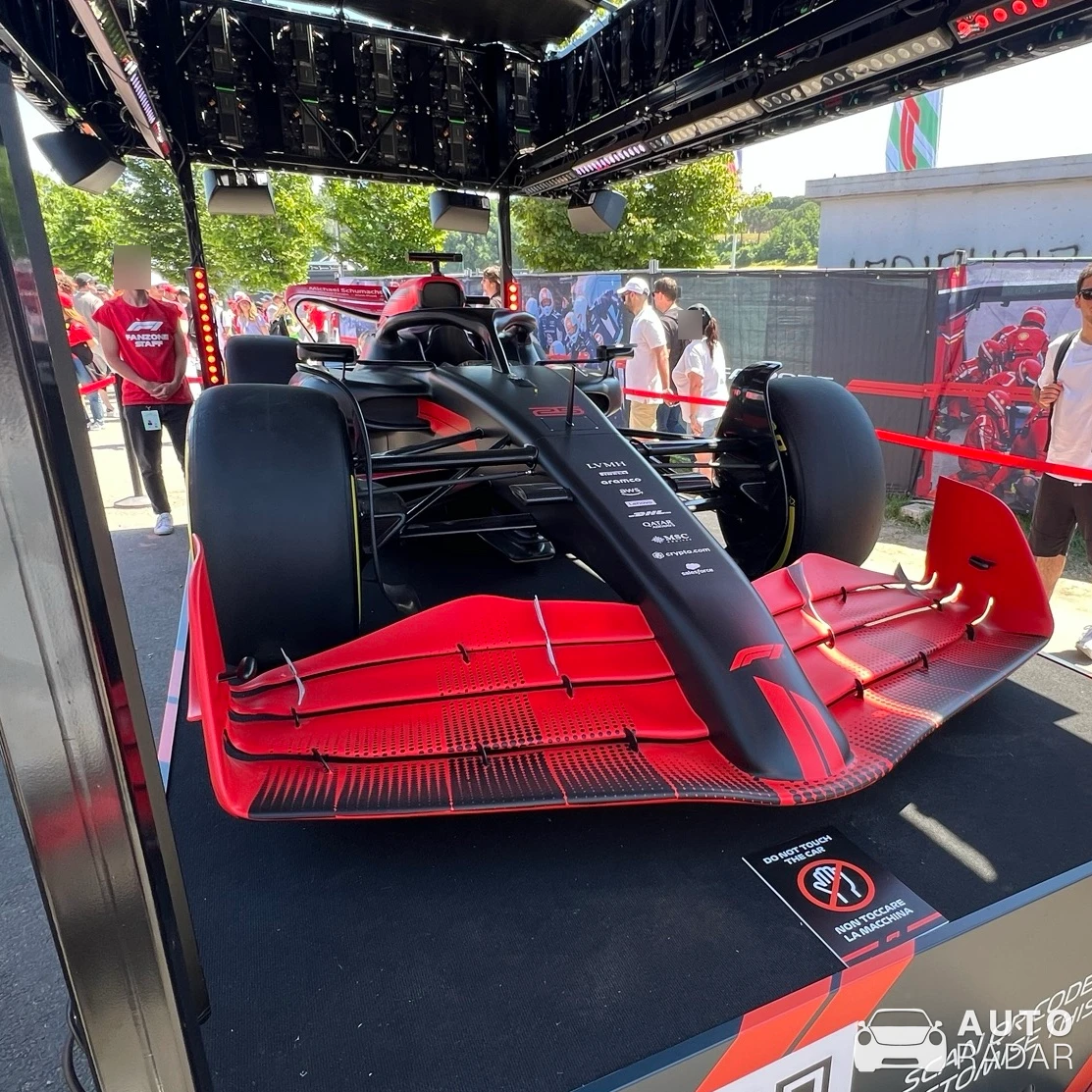 Pirelli 2026 F1 Showcar spotted in Imola