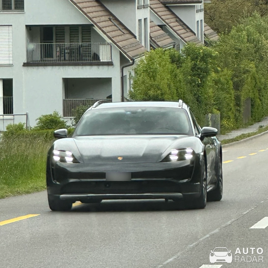 Porsche Taycan 4 spotted in Embrach