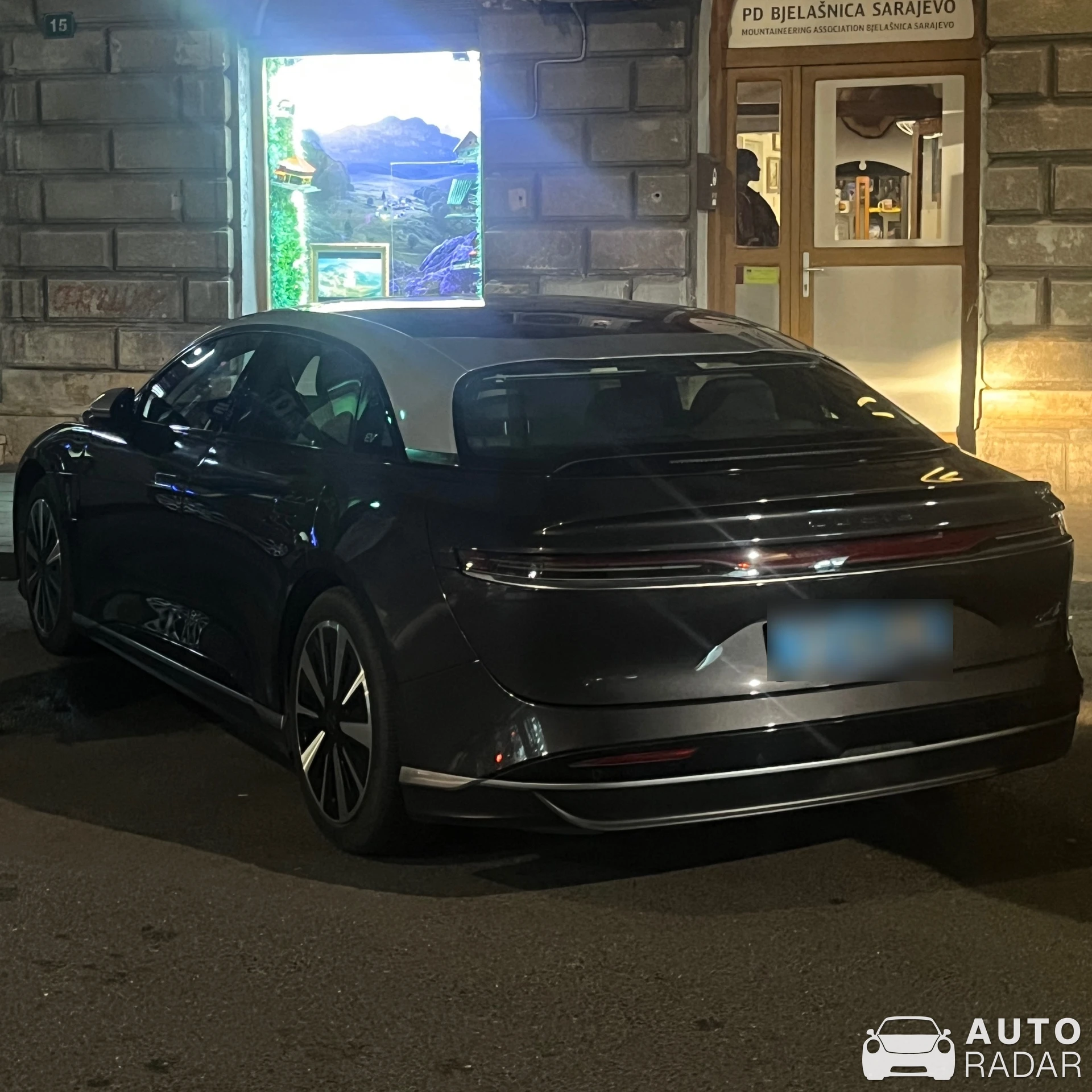 Lucid Air Sapphire spotted in Sarajevo