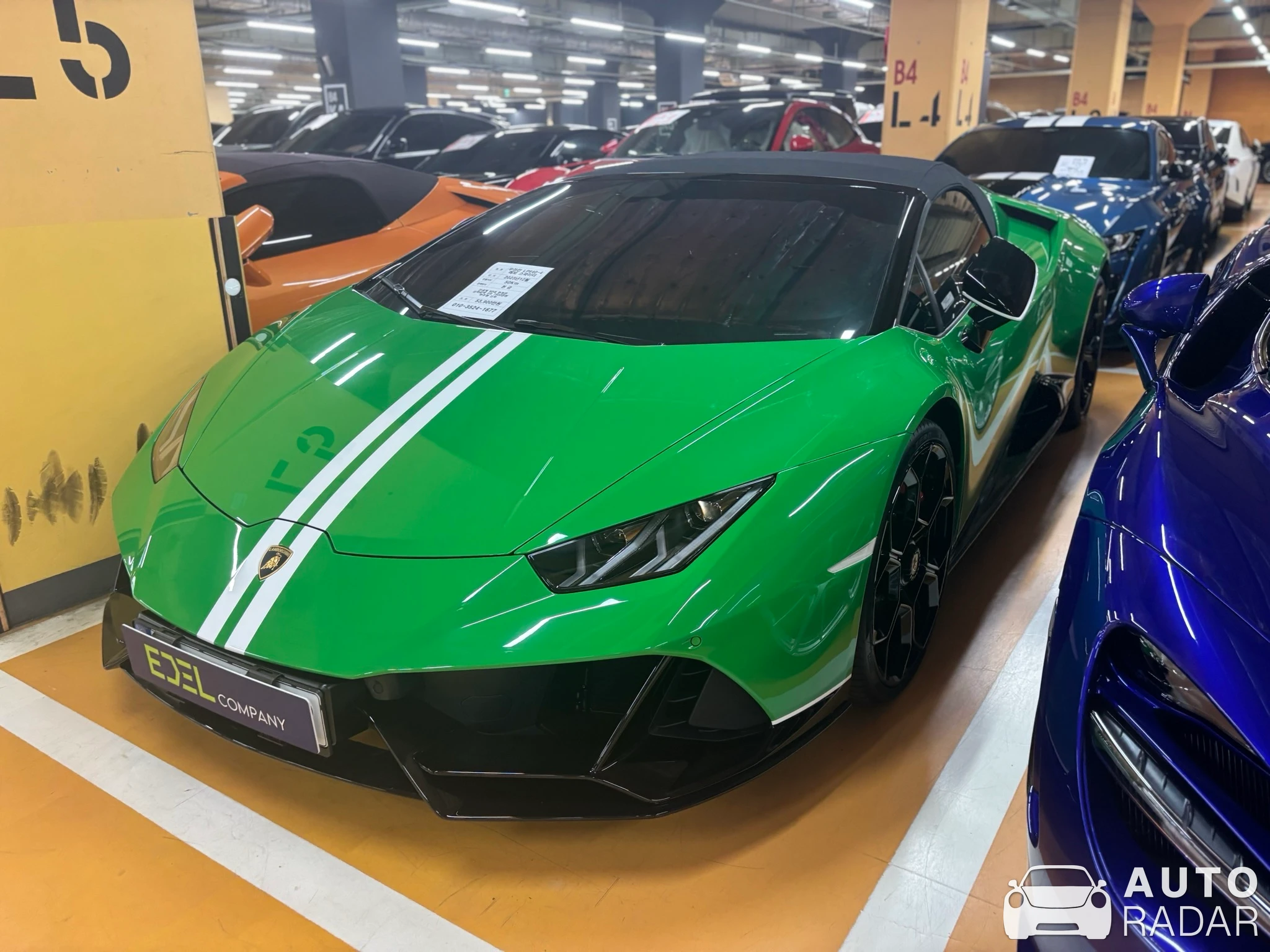 Lamborghini Huracán LP640-4 EVO Spyder 60th Anniversary spotted
