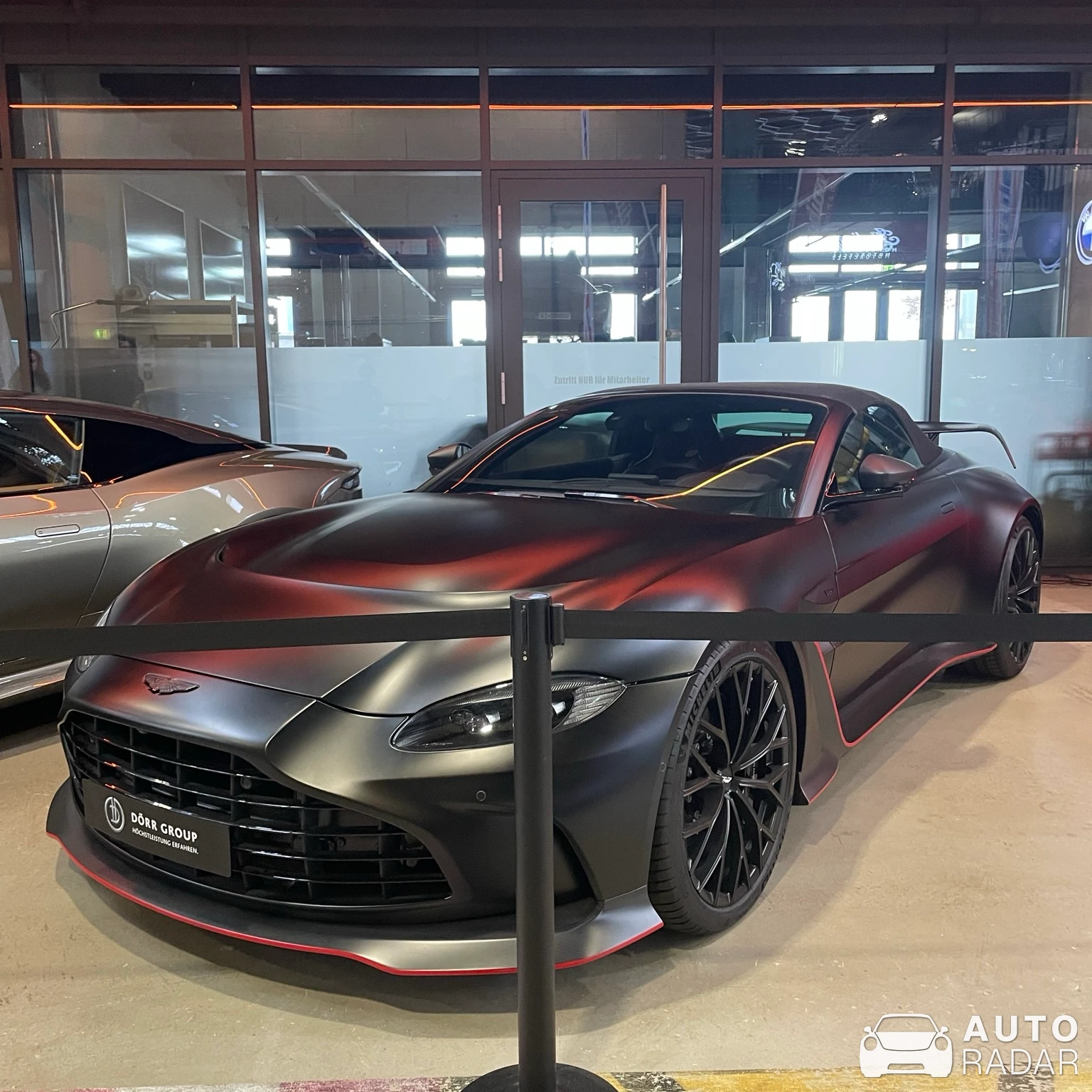 Aston Martin V12 Vantage Roadster spotted in München, Deutschland