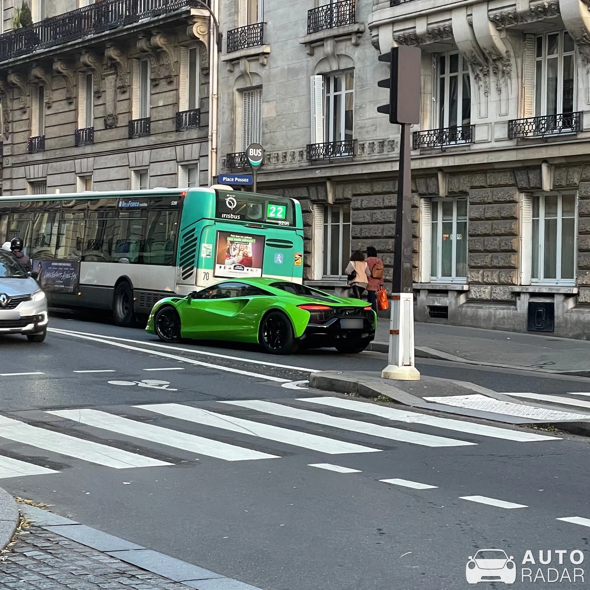 McLaren Artura Spider spotted in Paris, France