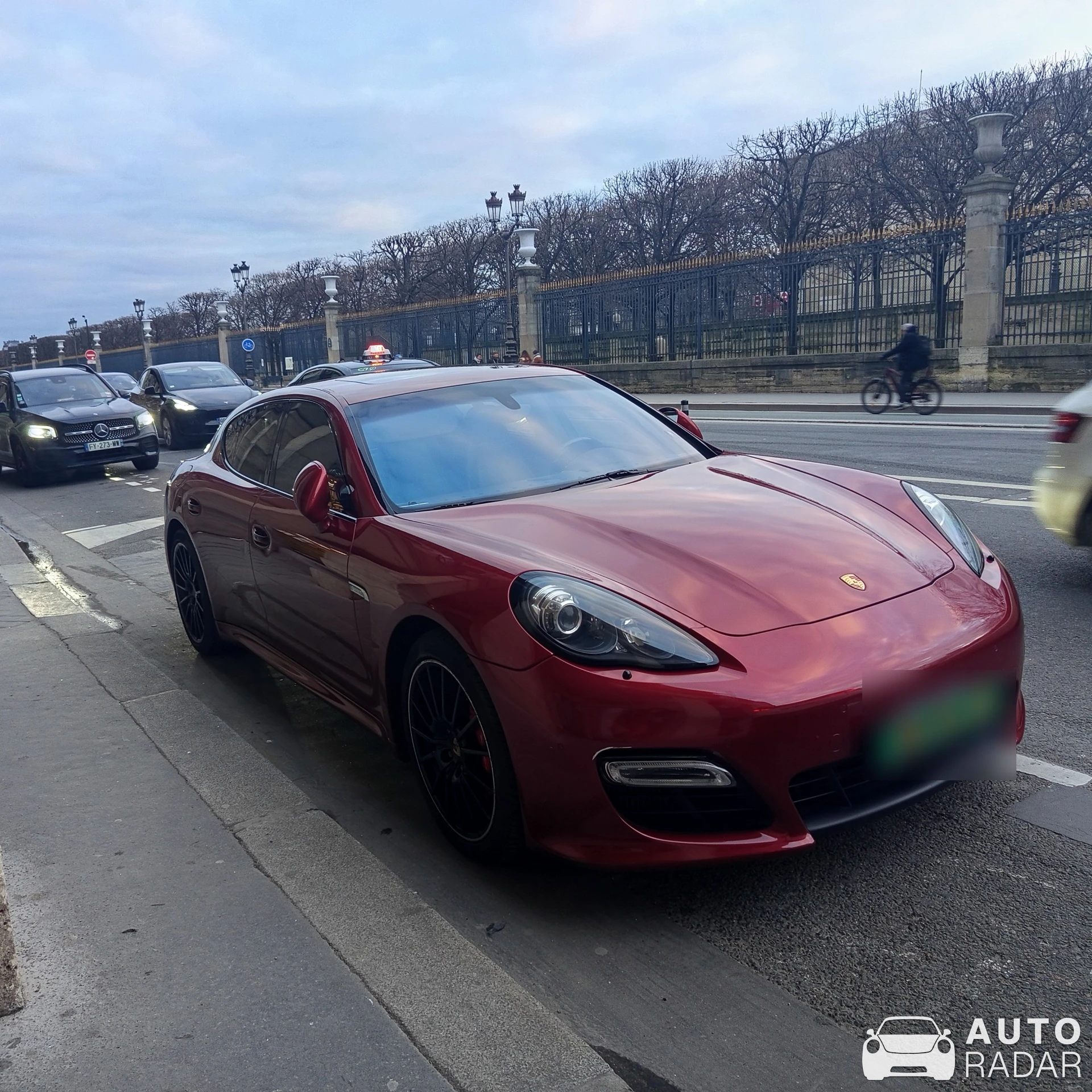 Porsche 970 Panamera GTS spotted in Paris, France