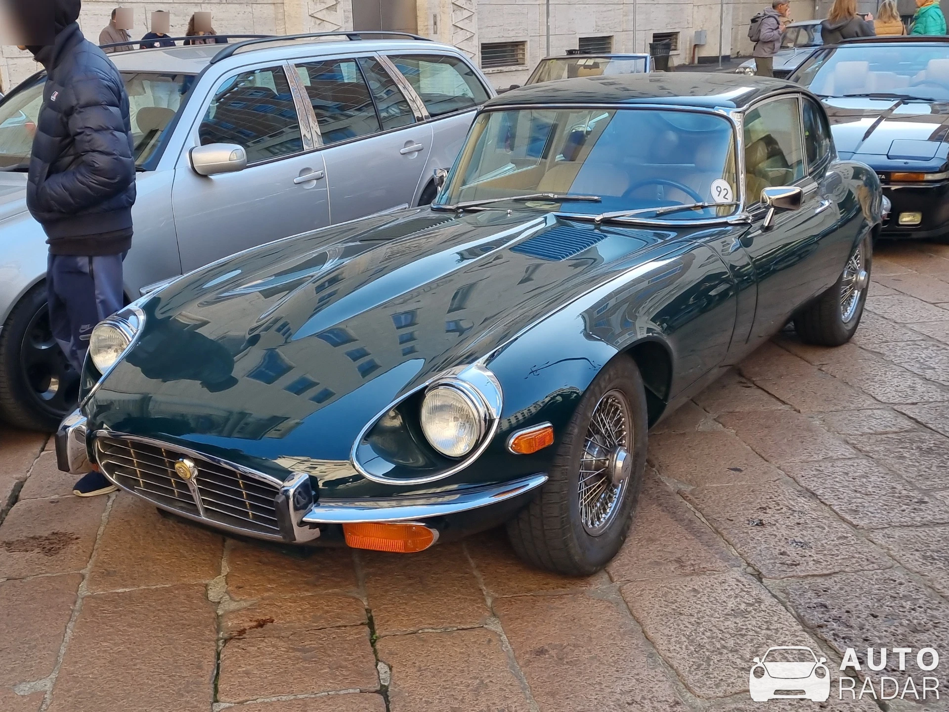 Jaguar E-Type spotted in Milano, Italia