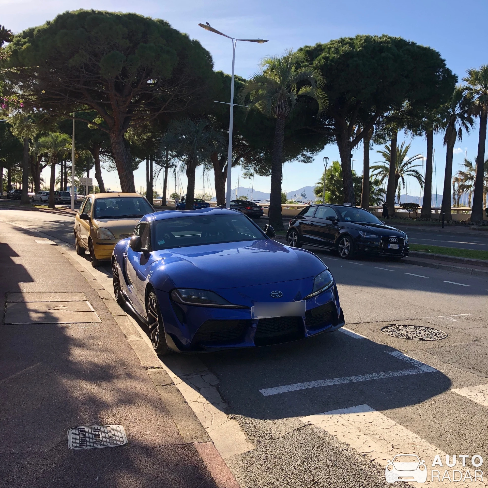 Toyota GR Supra A90 spotted in Cannes, France