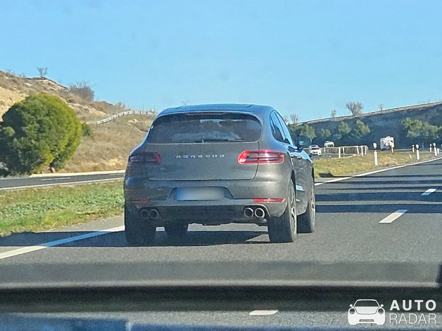 Porsche Macan spotted in Almudévar, España