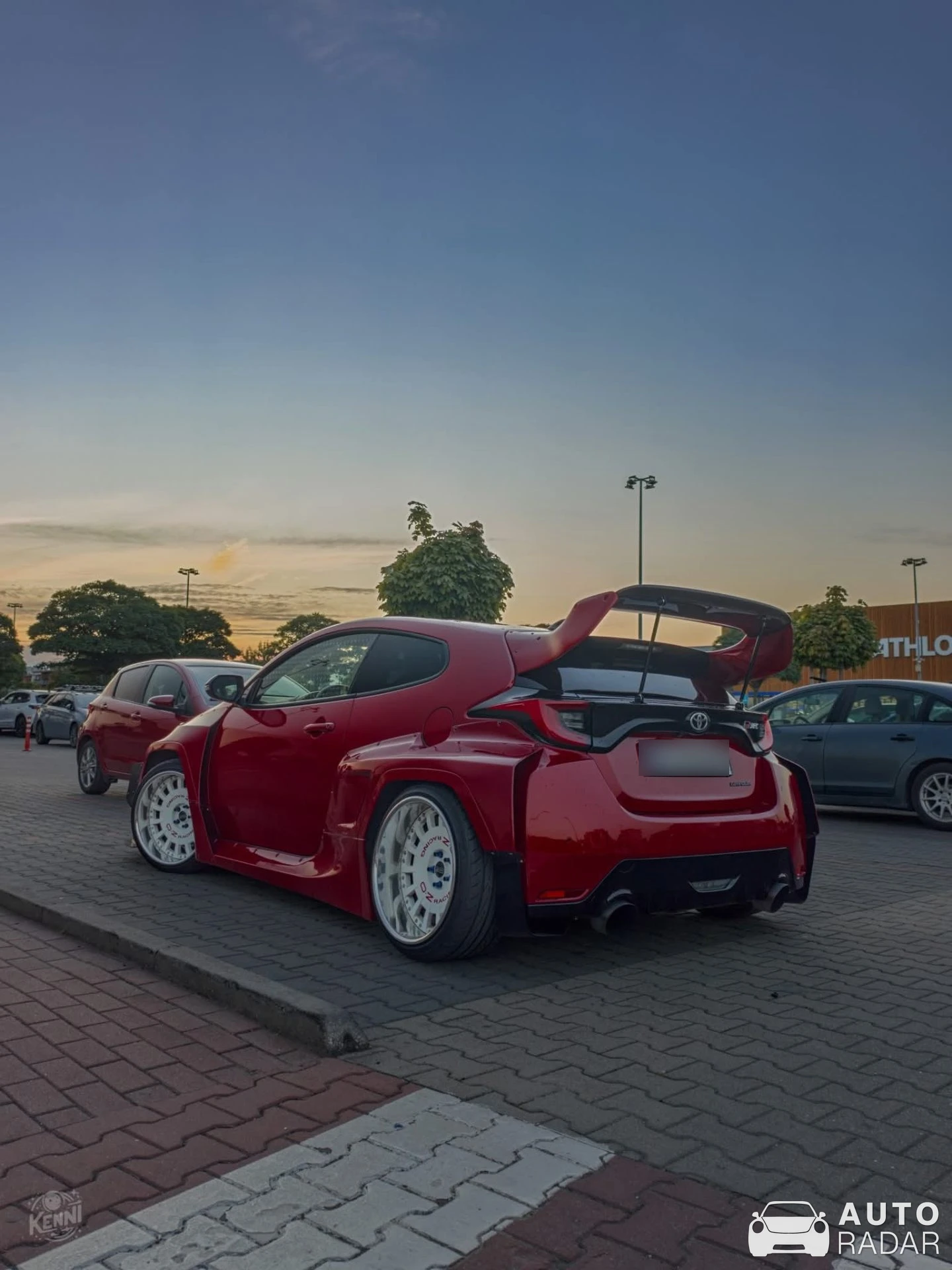 Toyota GR Yaris Rocket Bunny  spotted in Warszawa