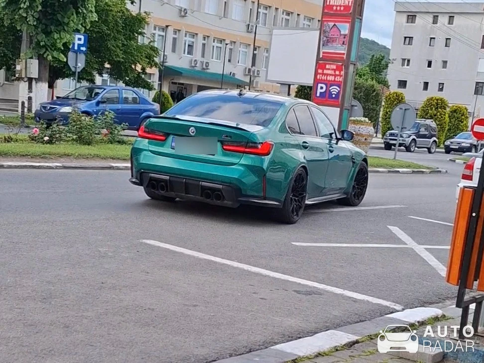 BMW M3 G80 Sedan Competition spotted in Hațeg