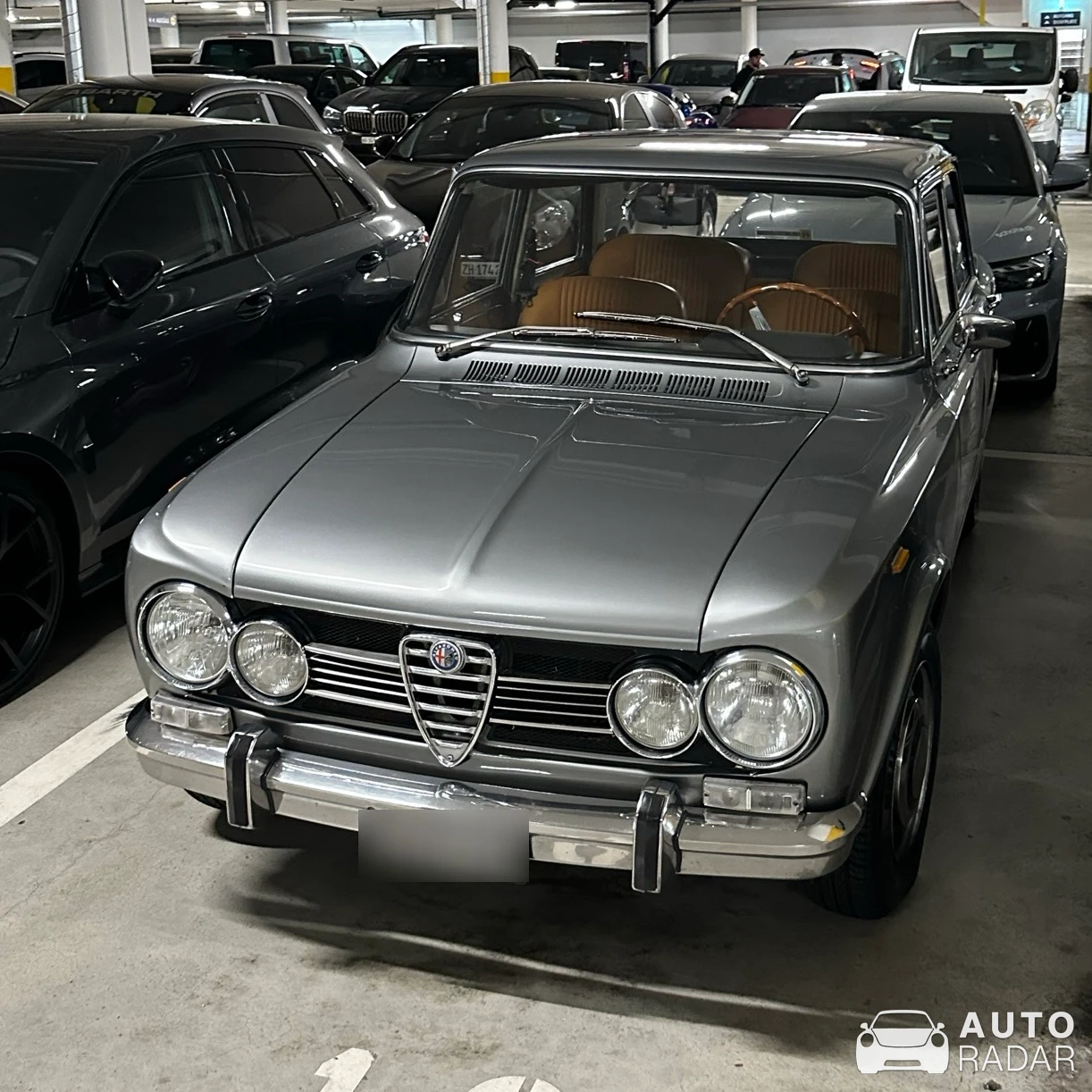 Alfa Romeo Giulia Super 1600 spotted in Rudolfstetten-Friedlisberg
