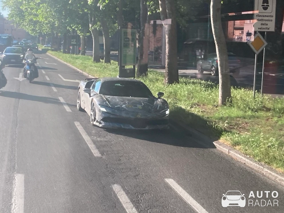 Ferrari SF90 Stradale Mule spotted in Bologna