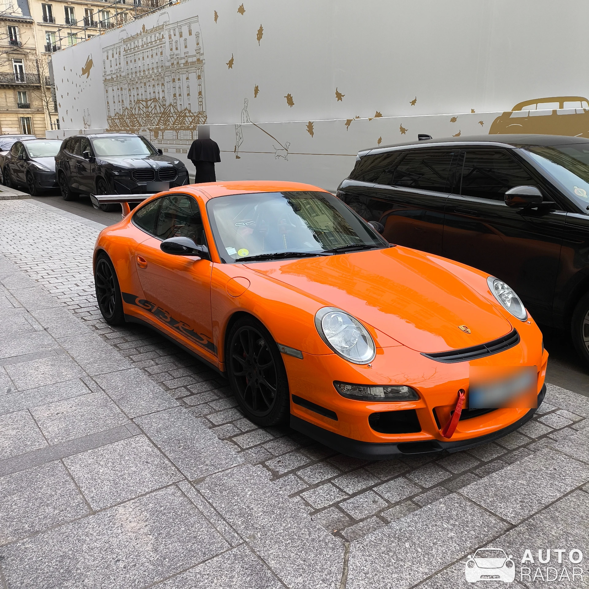 Porsche 997 GT3 RS spotted in Paris, France