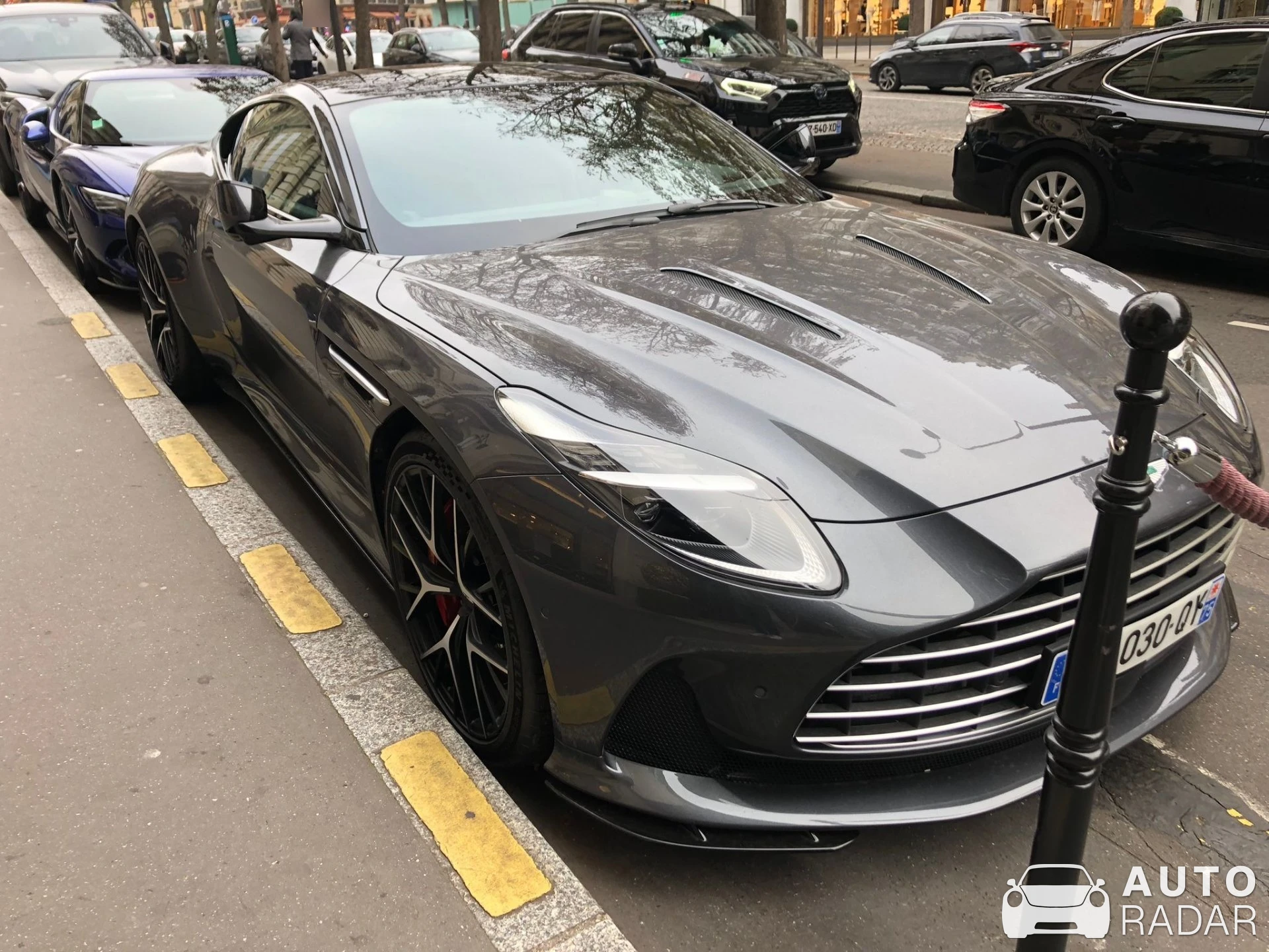 Aston Martin DB12 spotted in Paris, France