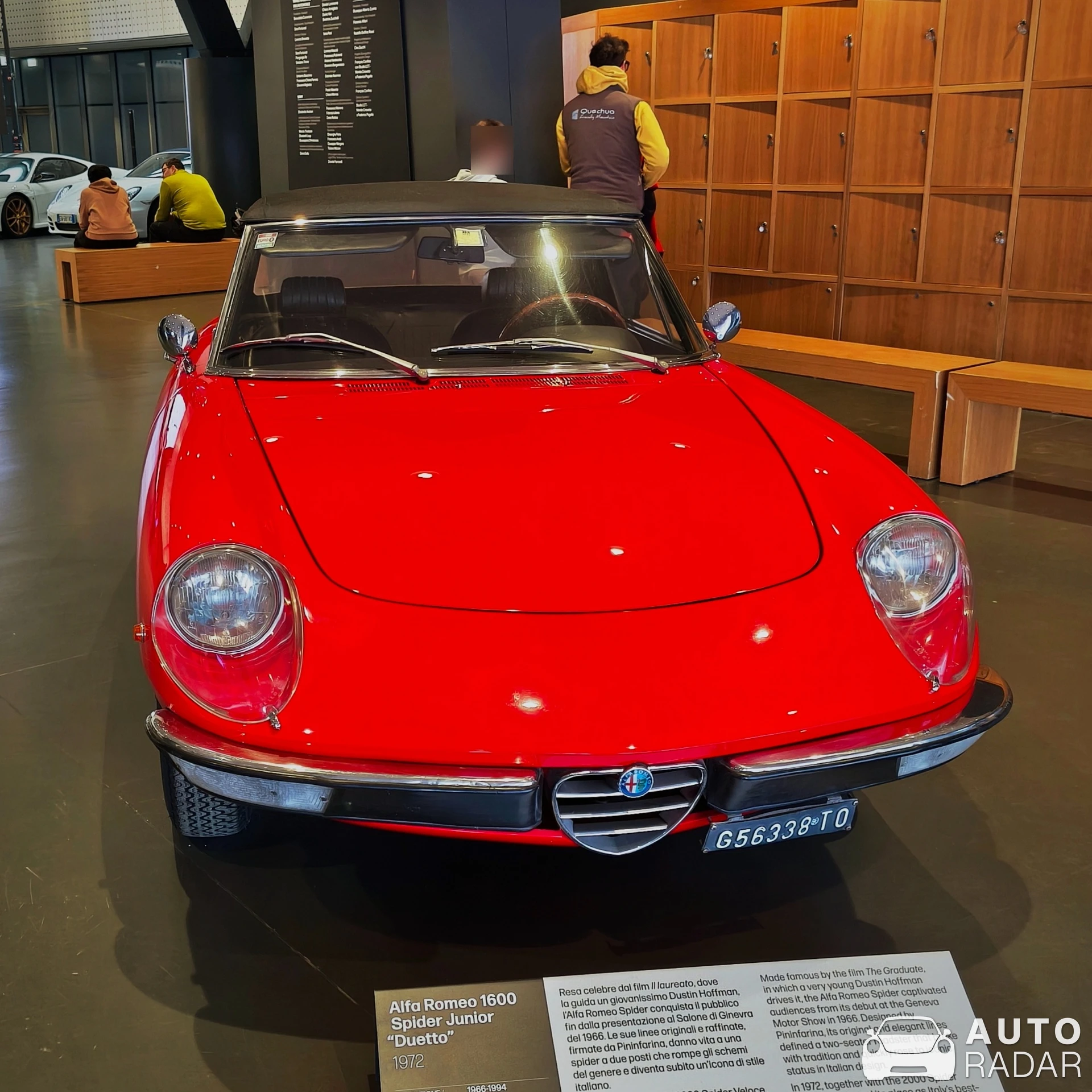 Alfa Romeo Spider 1600 Duetto spotted in Torino, Italy