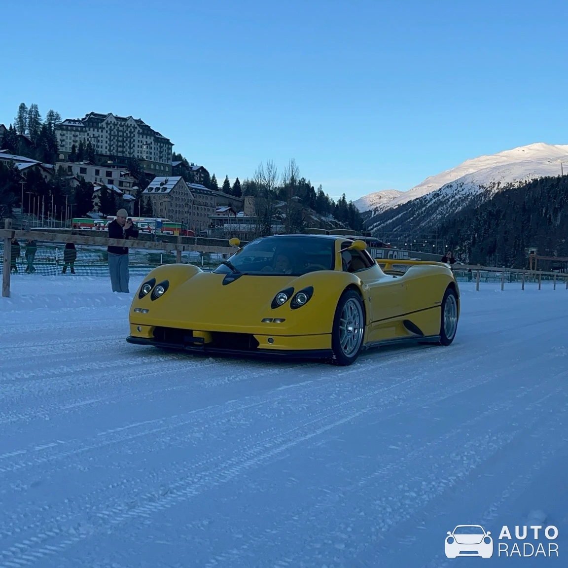 Pagani Zonda C12 spotted in Sankt Moritz