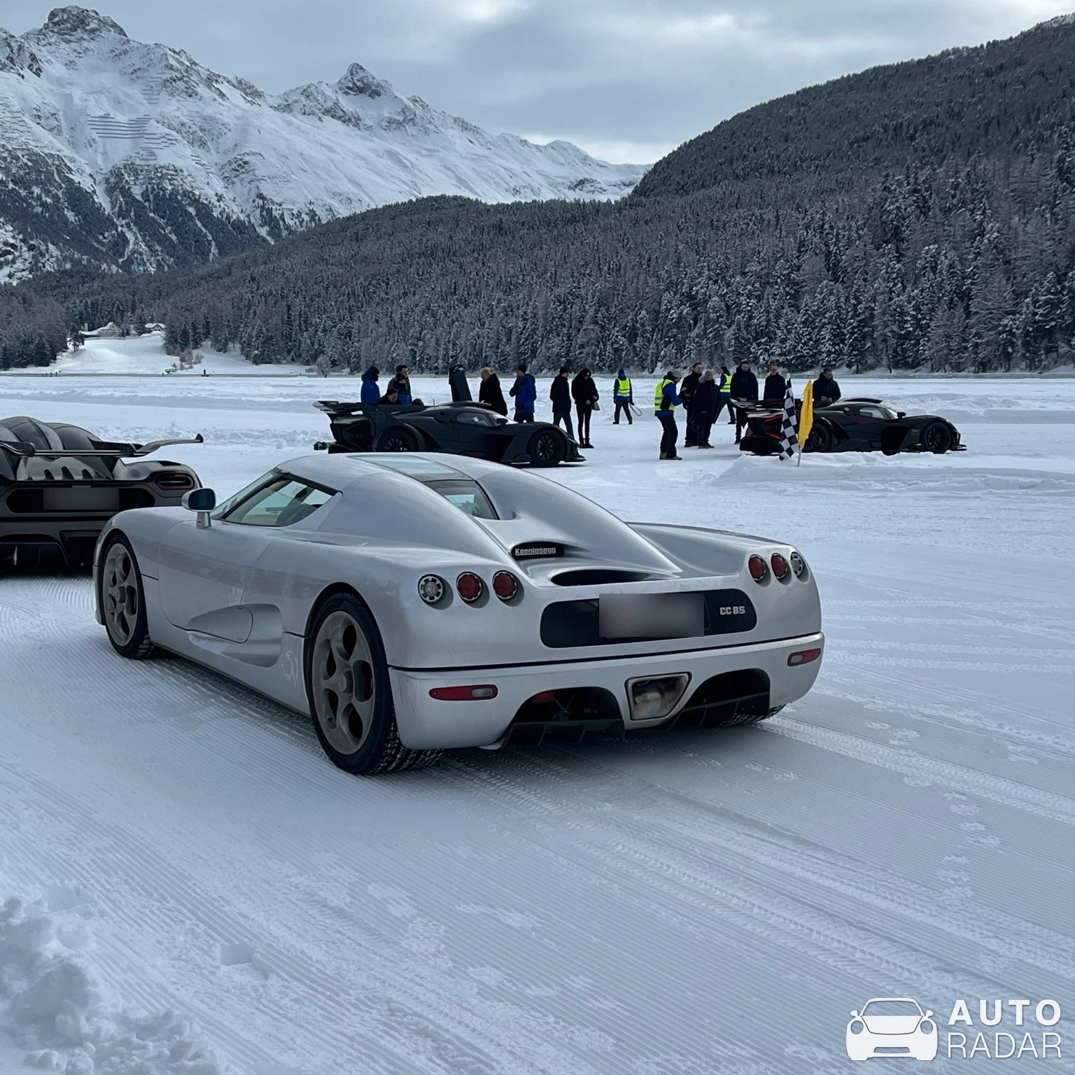 Koenigsegg CC8S spotted in San Maurizio