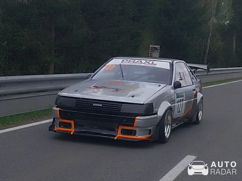 Toyota Corolla GT AE86 spotted in Semriach