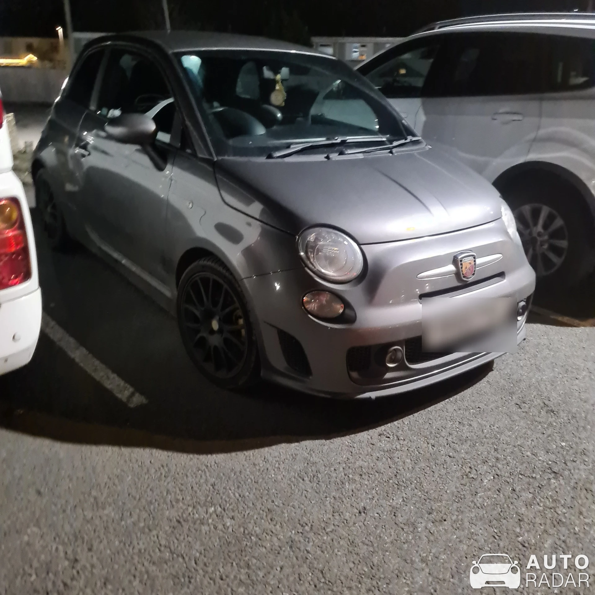 Abarth 595 spotted in Wrafton, United Kingdom