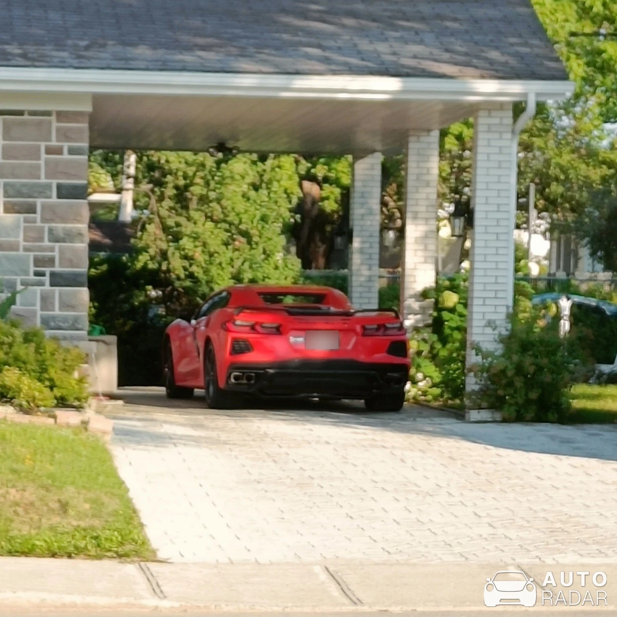 Chevrolet Corvette C8 spotted in Rimouski, Canada
