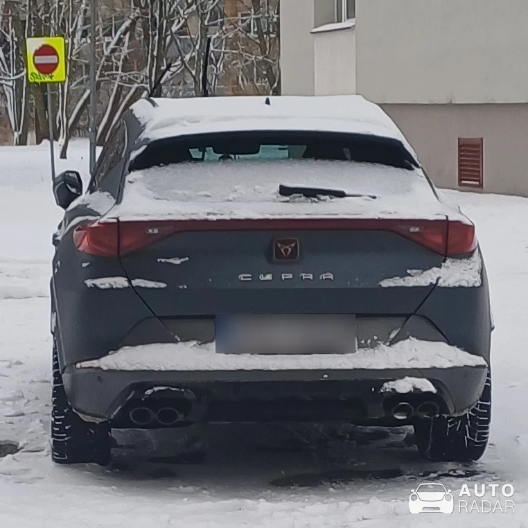 CUPRA Formentor VZ spotted in Liepāja