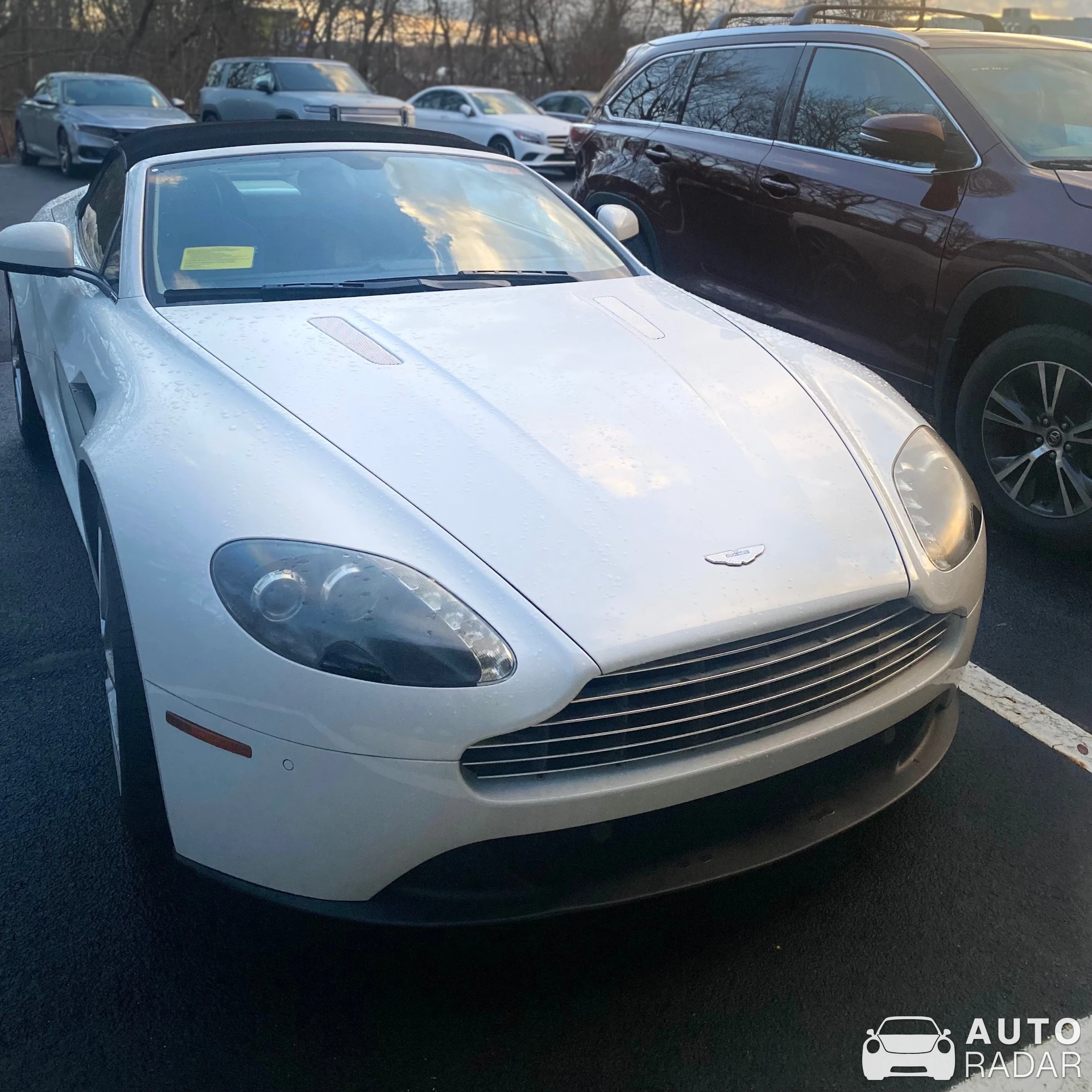 Aston Martin V8 Vantage Roadster spotted in Norwood, United States