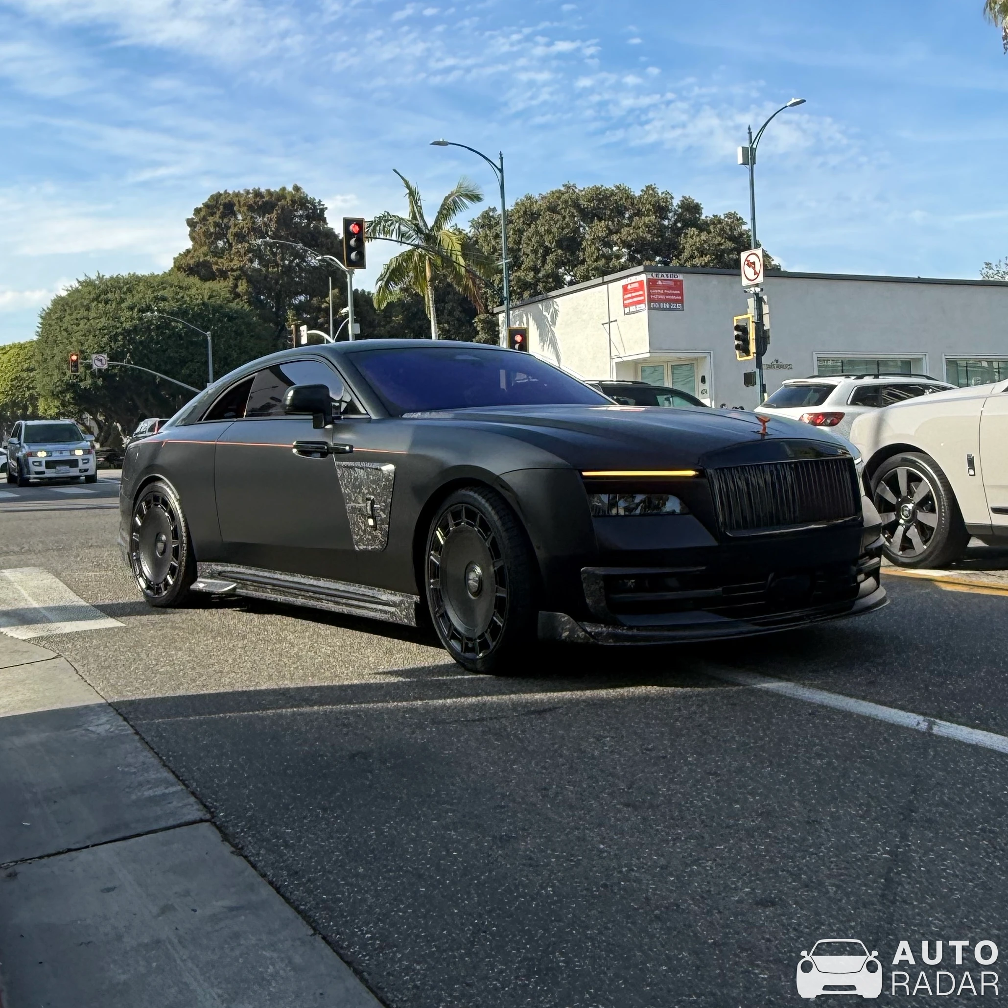 Rolls-Royce Spectre Mansory spotted in Beverly Hills