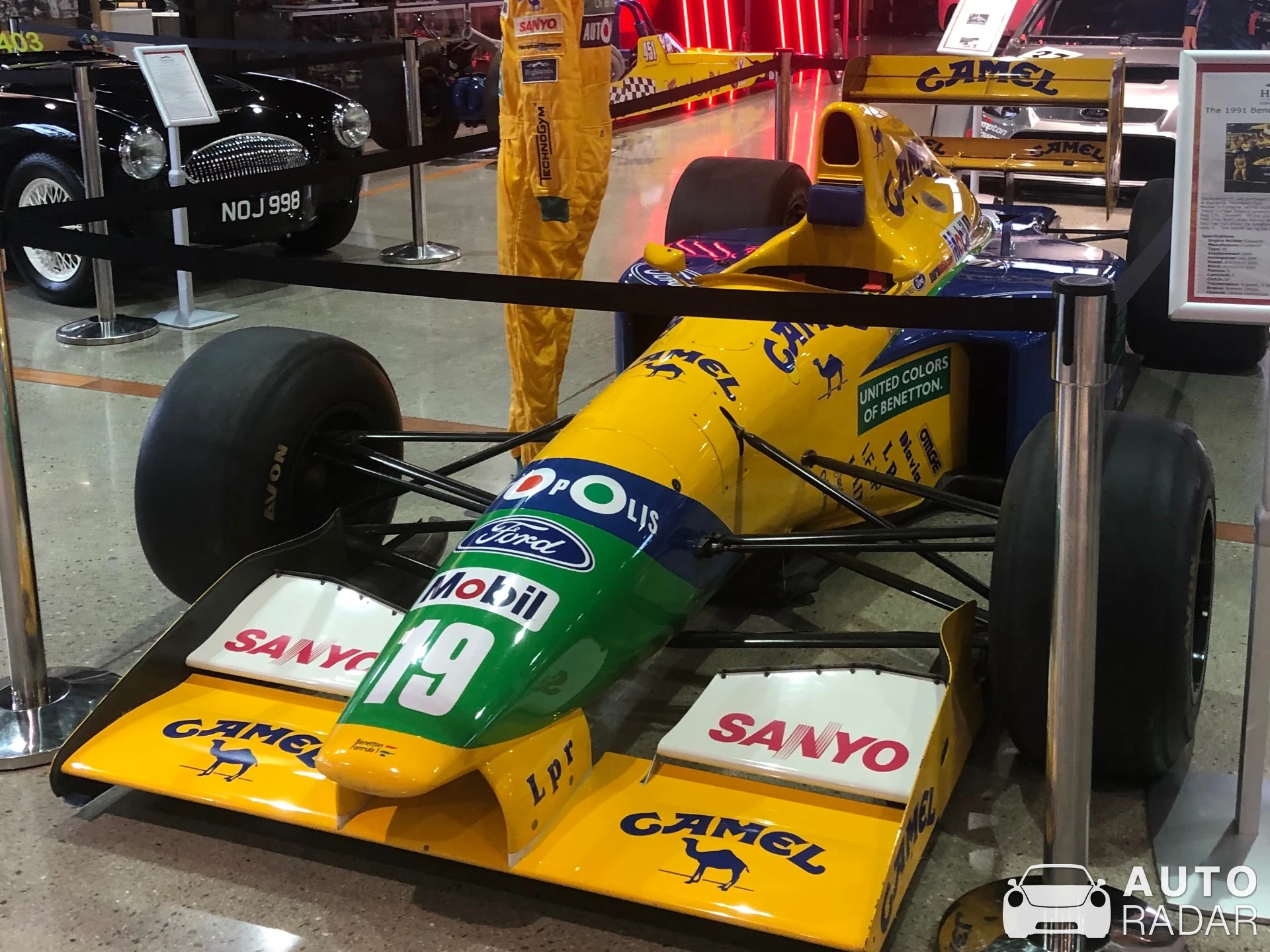 Benetton Ford B191 spotted in Cromwell, New Zealand