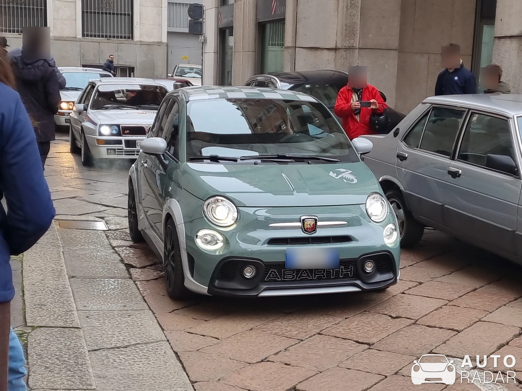 Abarth 695 70° Anniversario spotted in Milano