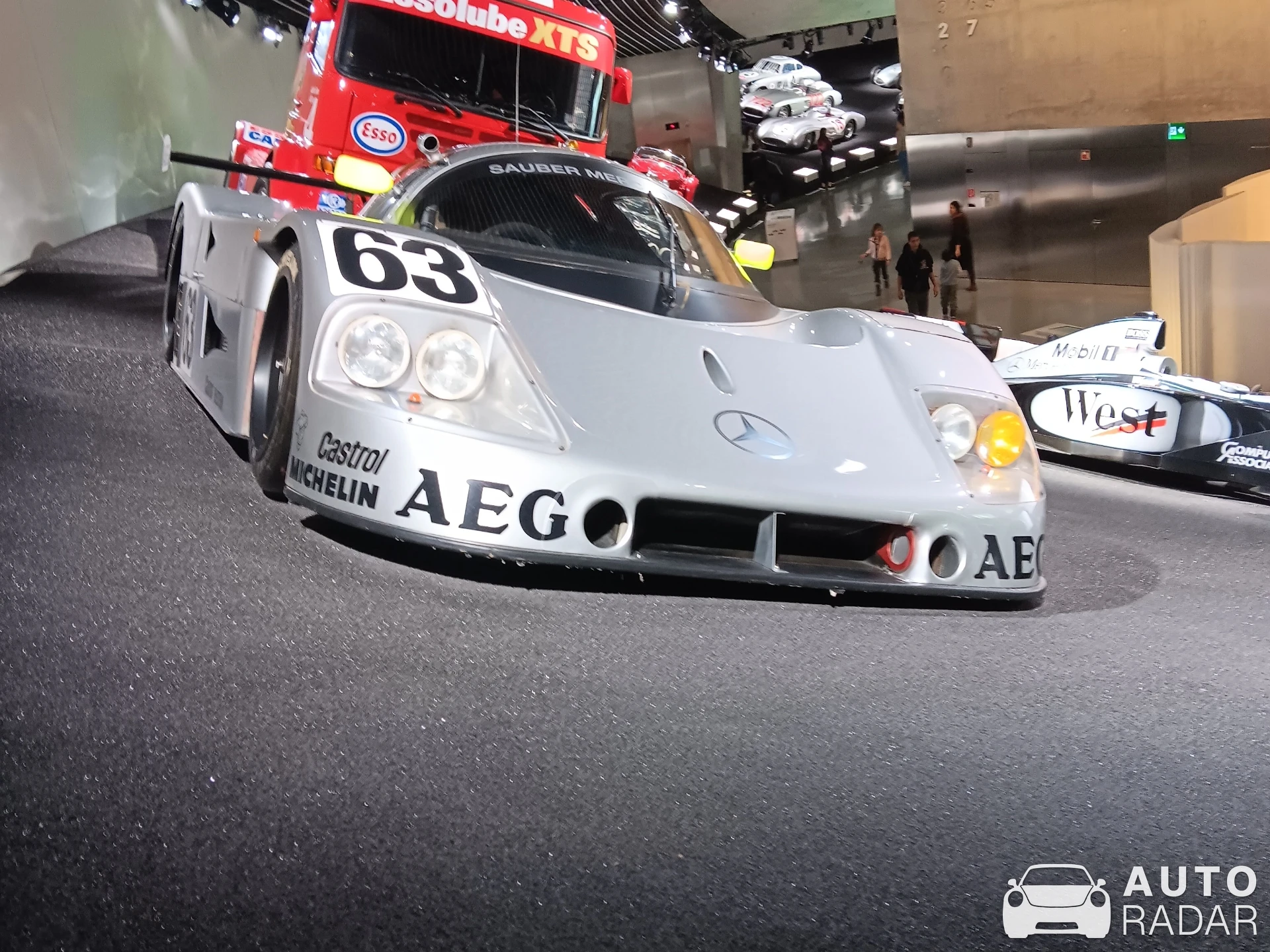Mercedes-Benz C11 Sauber spotted in Stuttgart