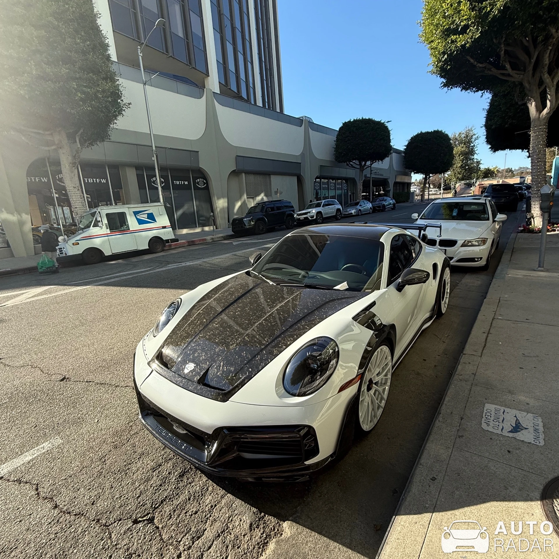 Porsche TechArt 992 GTstreet R spotted in Beverly Hills, United States