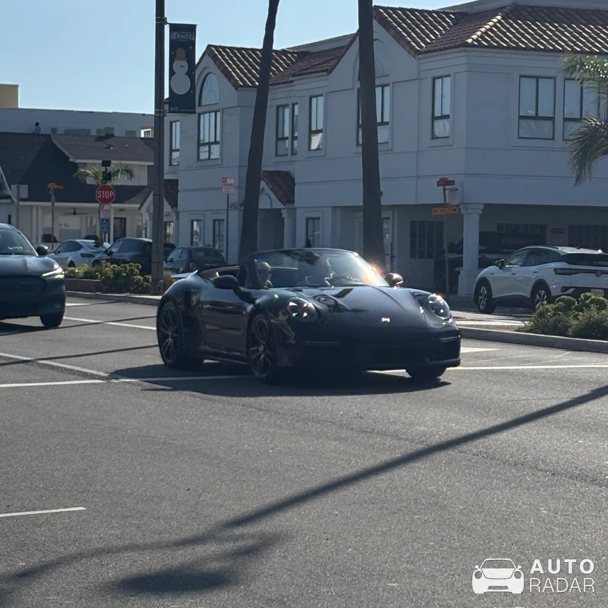 Porsche 992 Turbo S Cabriolet MkI spotted in Hermosa Beach, United States