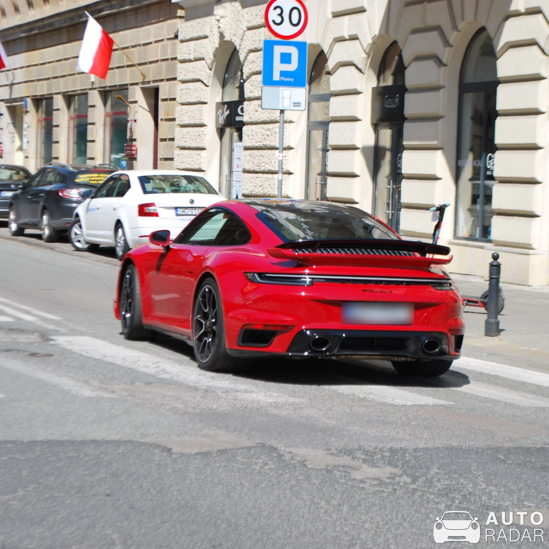 Porsche 992 Turbo S MkI spotted in Warszawa, Poland